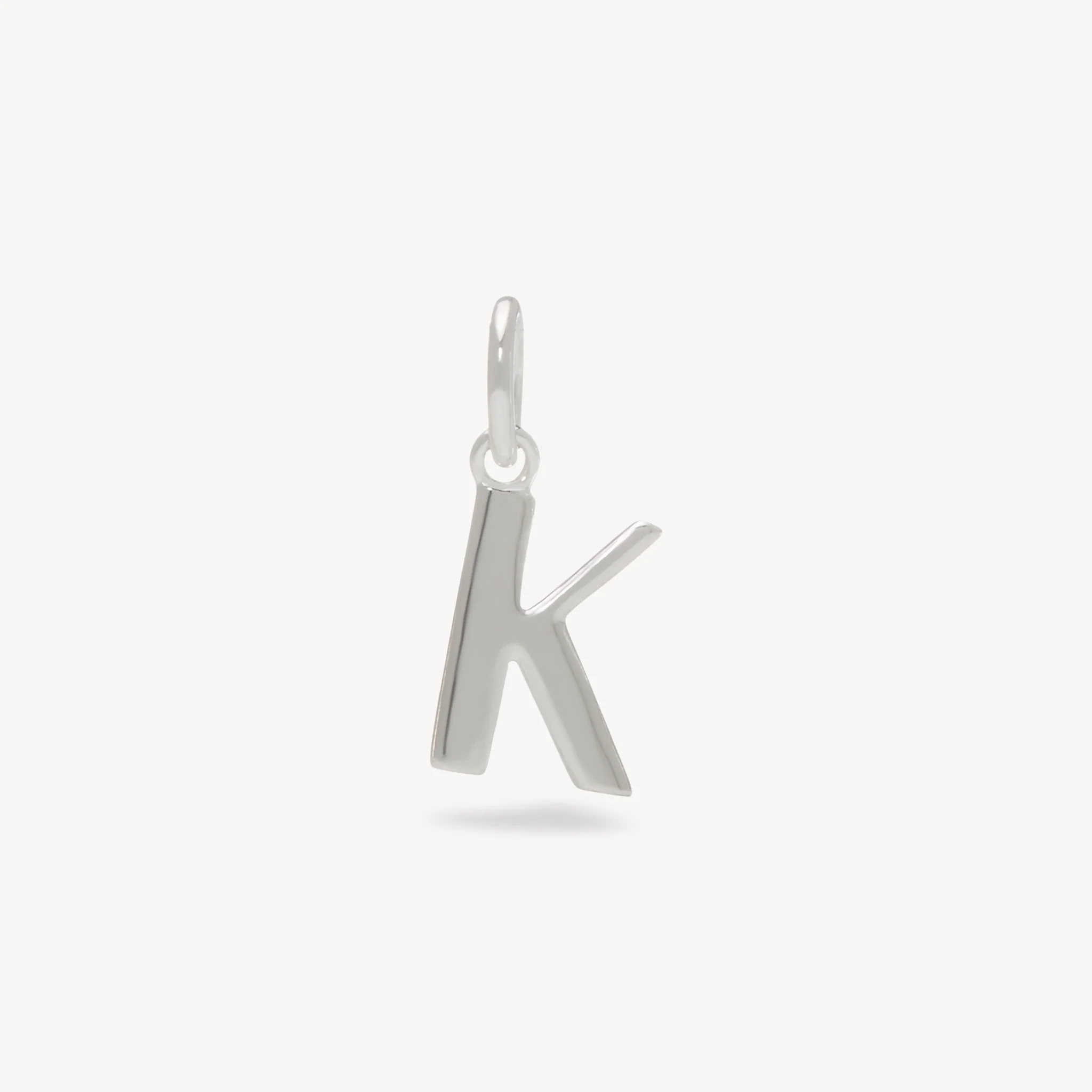 Sterling Silver Letter Charm