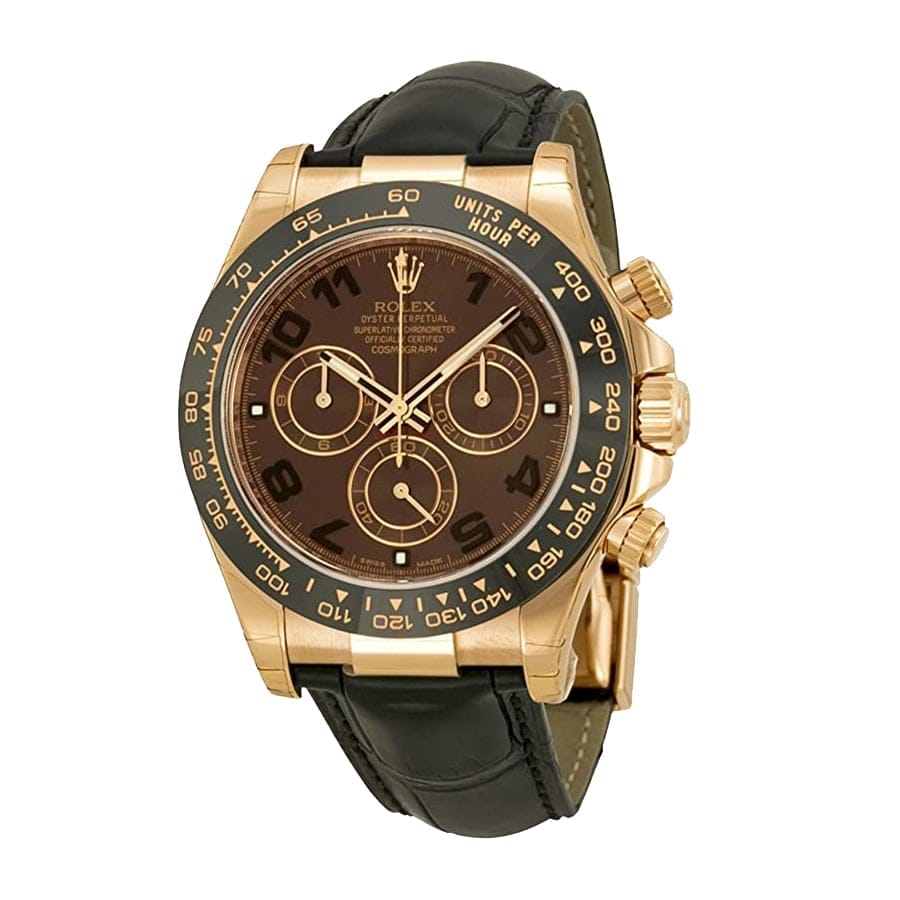 Rolex Daytona Cosmograph 116515LNBR Rose Gold Black Dial Replica
