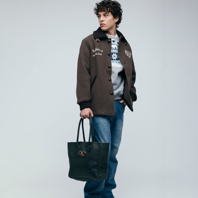 HUMAN MADE LEATHER TOTE