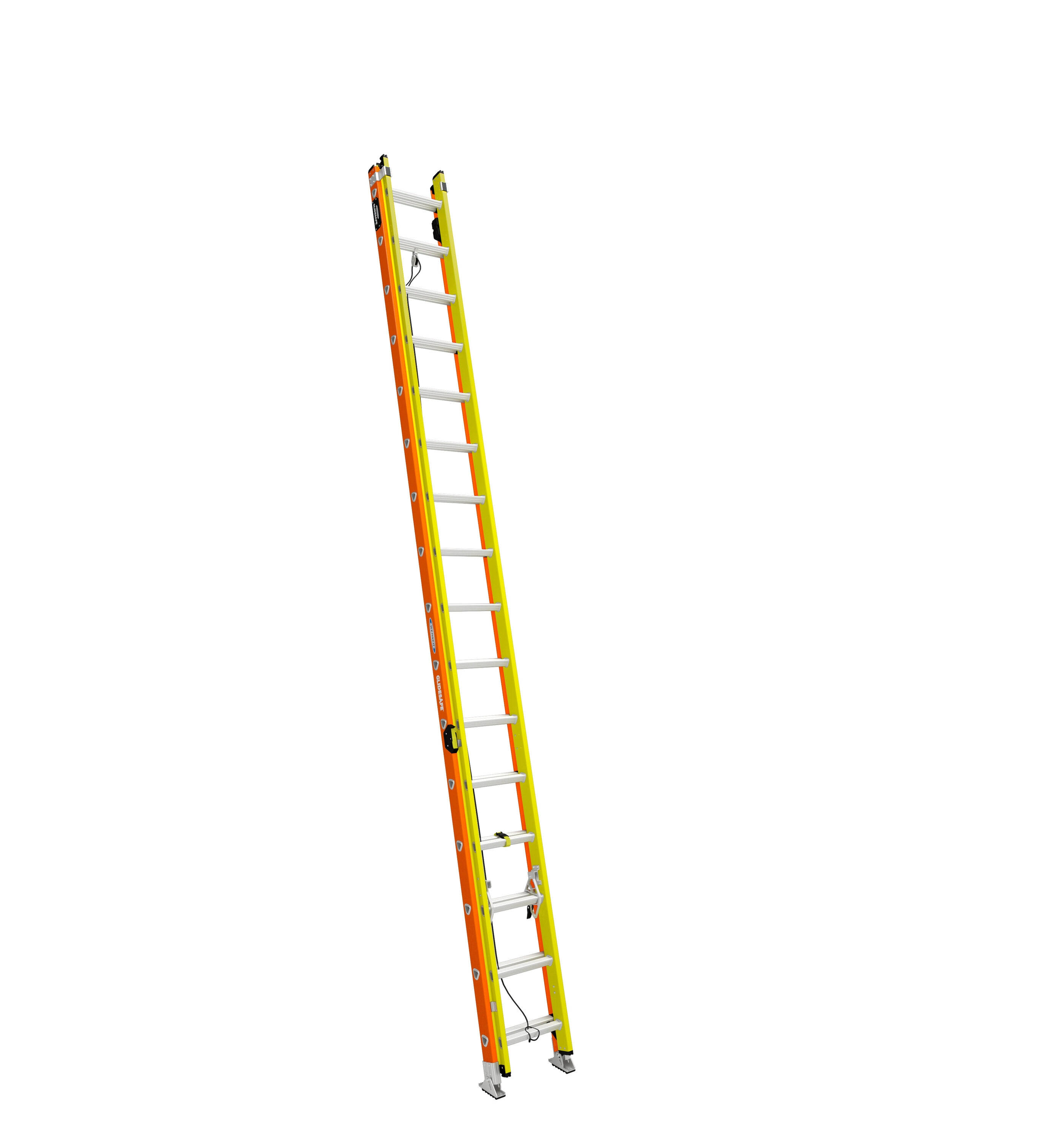 Werner GlideSafe Extension Ladder Fiberglass Tri Rung Type iA 32'(32')