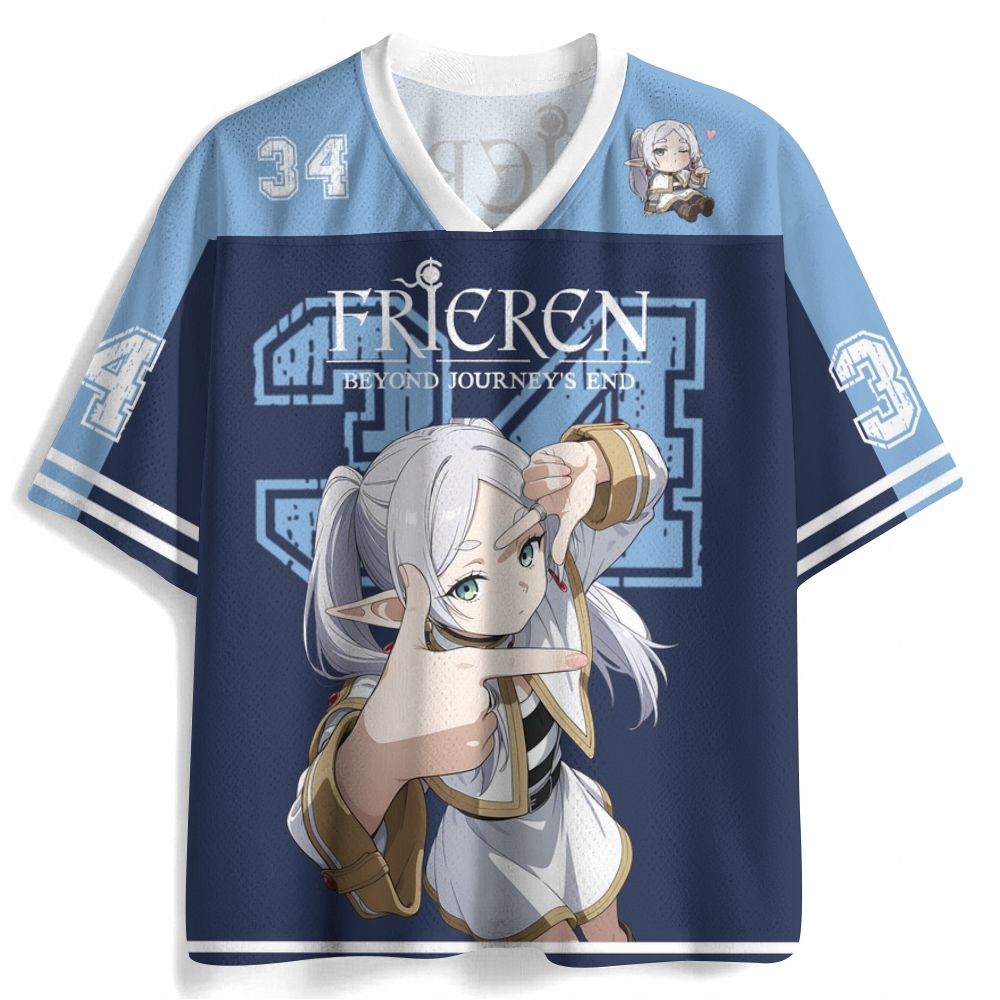 Frieren Anime Football Jersey