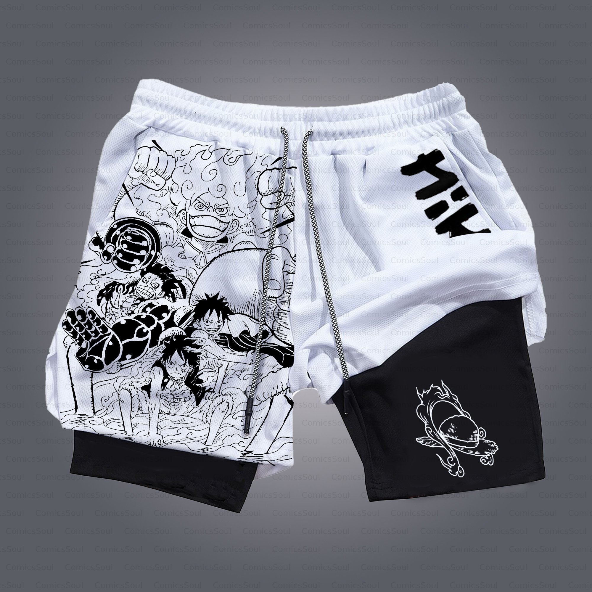 Unisex Casual Anime Streetwear Gym Shorts