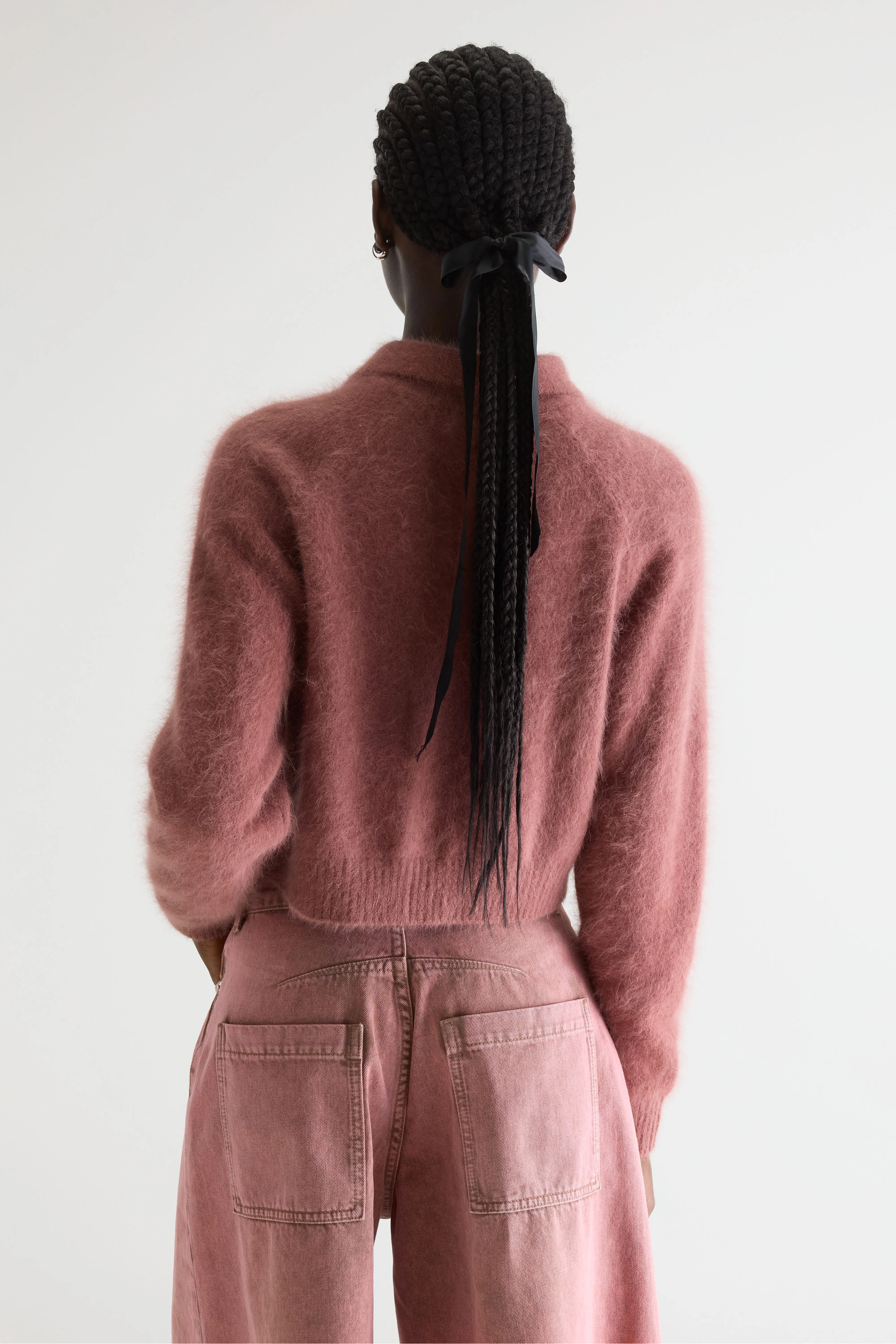Bellerose Datco angora-blend cardigan (261 / W / MAHOGANY)