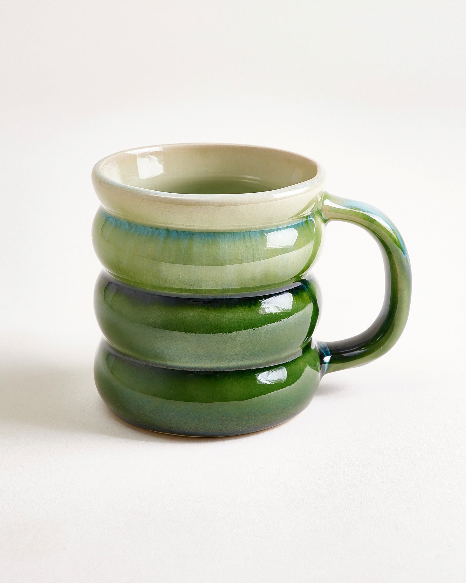 Ombra Tasse groß bubble grün dunkelgrün