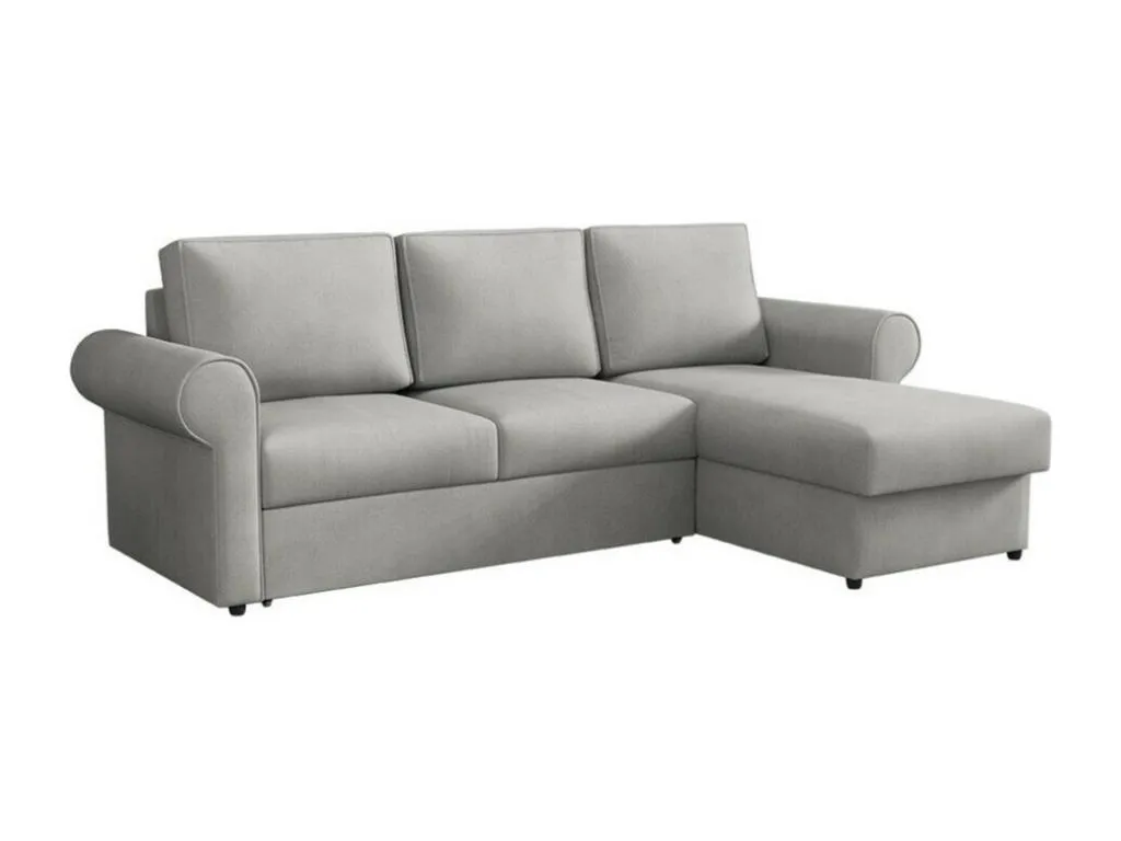Sofá rinconero Decoesp 131 Gris Función de descanso Caja de ropa de cama 246x155cm 21805JAWK