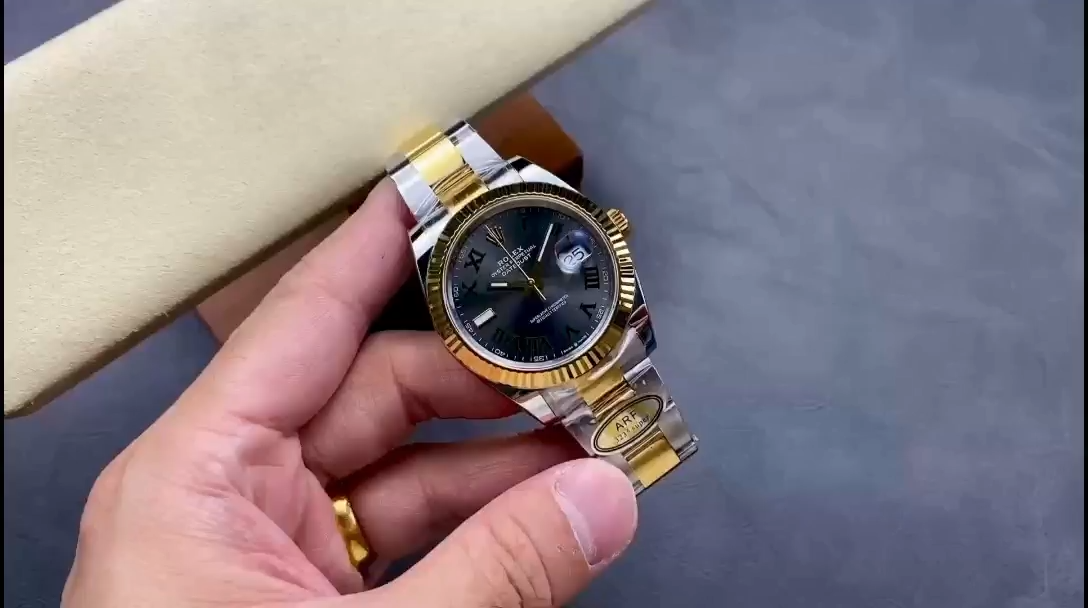 Rolex Datejust Champagne Two Tone M126333 0019 41mm Mens