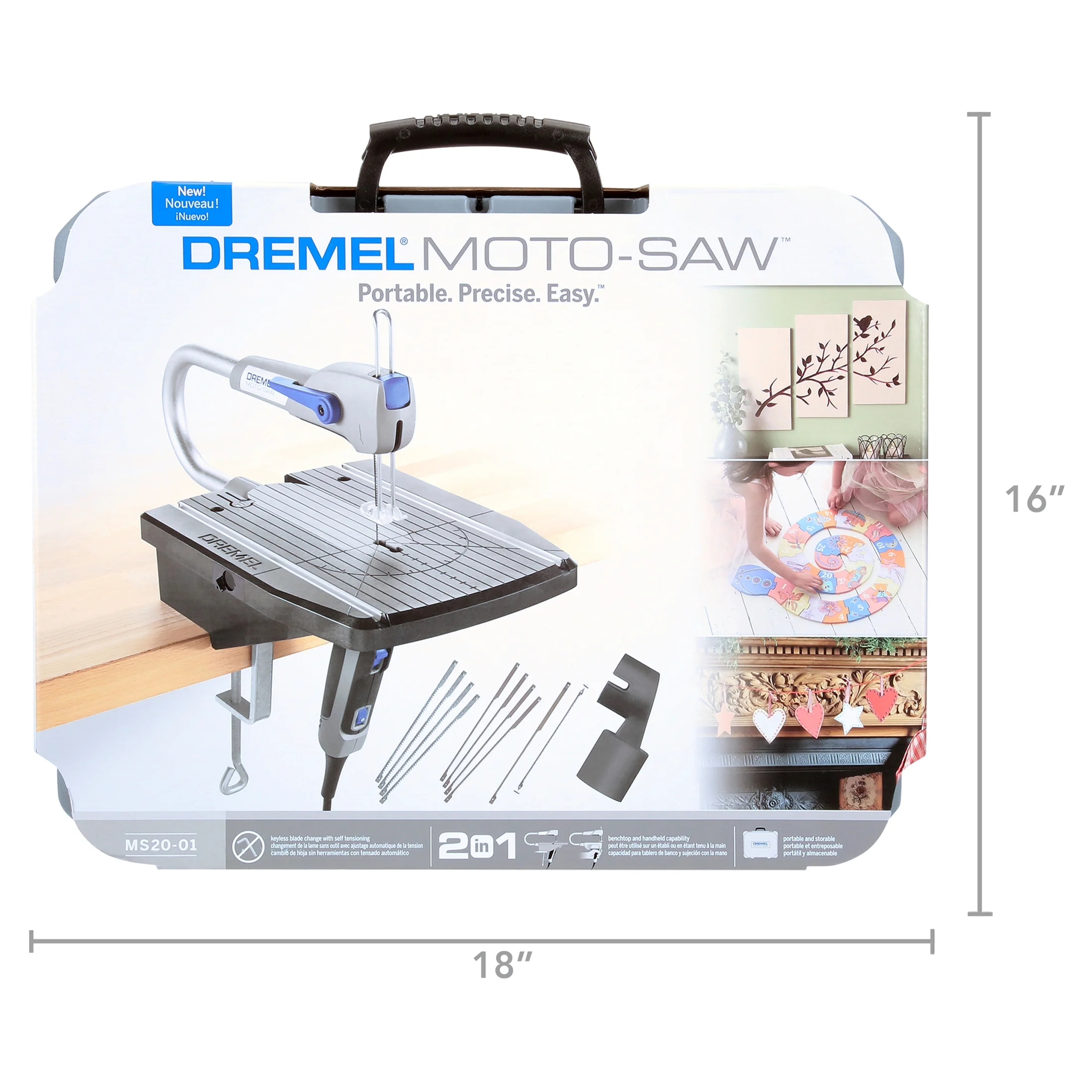 Dremel MS20-01 Moto-Saw 0.6 Amp Corded Scroll Saw for Plastic, Laminates, and Metal - Image 11