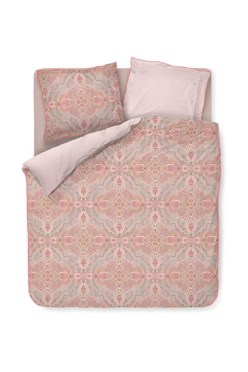 Duvet Cover Set Moon Flower Light Pink