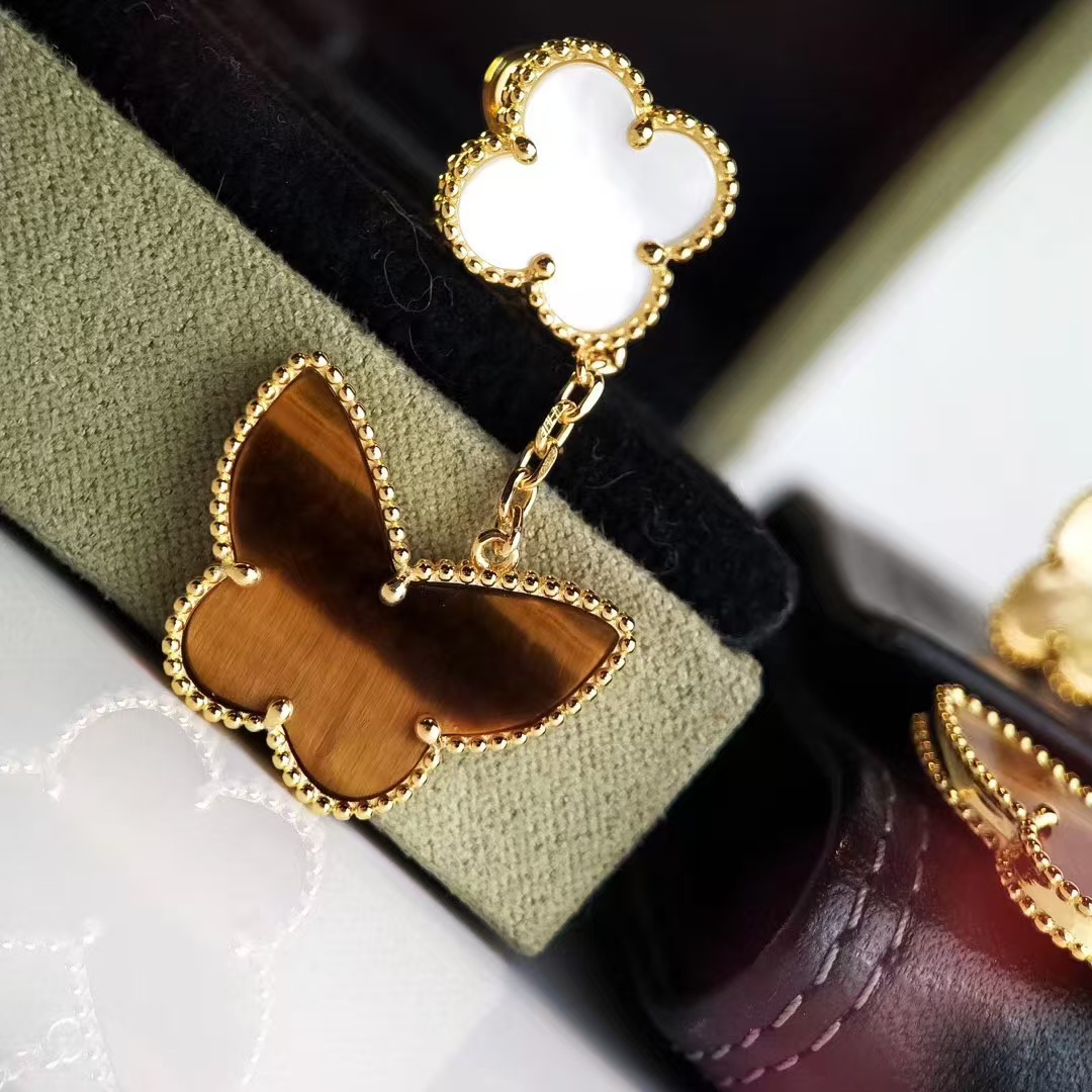 VCA Lucky Alhambra Earrings, 2 Motifs - Original Replica Club