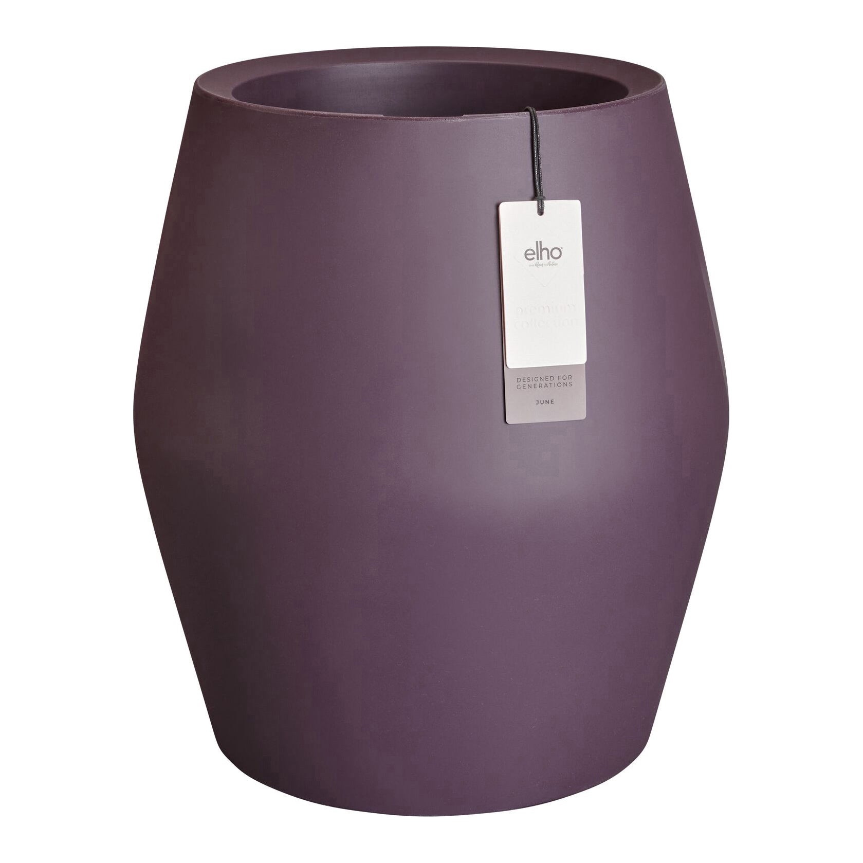 Elho June Split High 46 - Vintage plum - Ø 46 x H 53 cm - Binnen en Bu