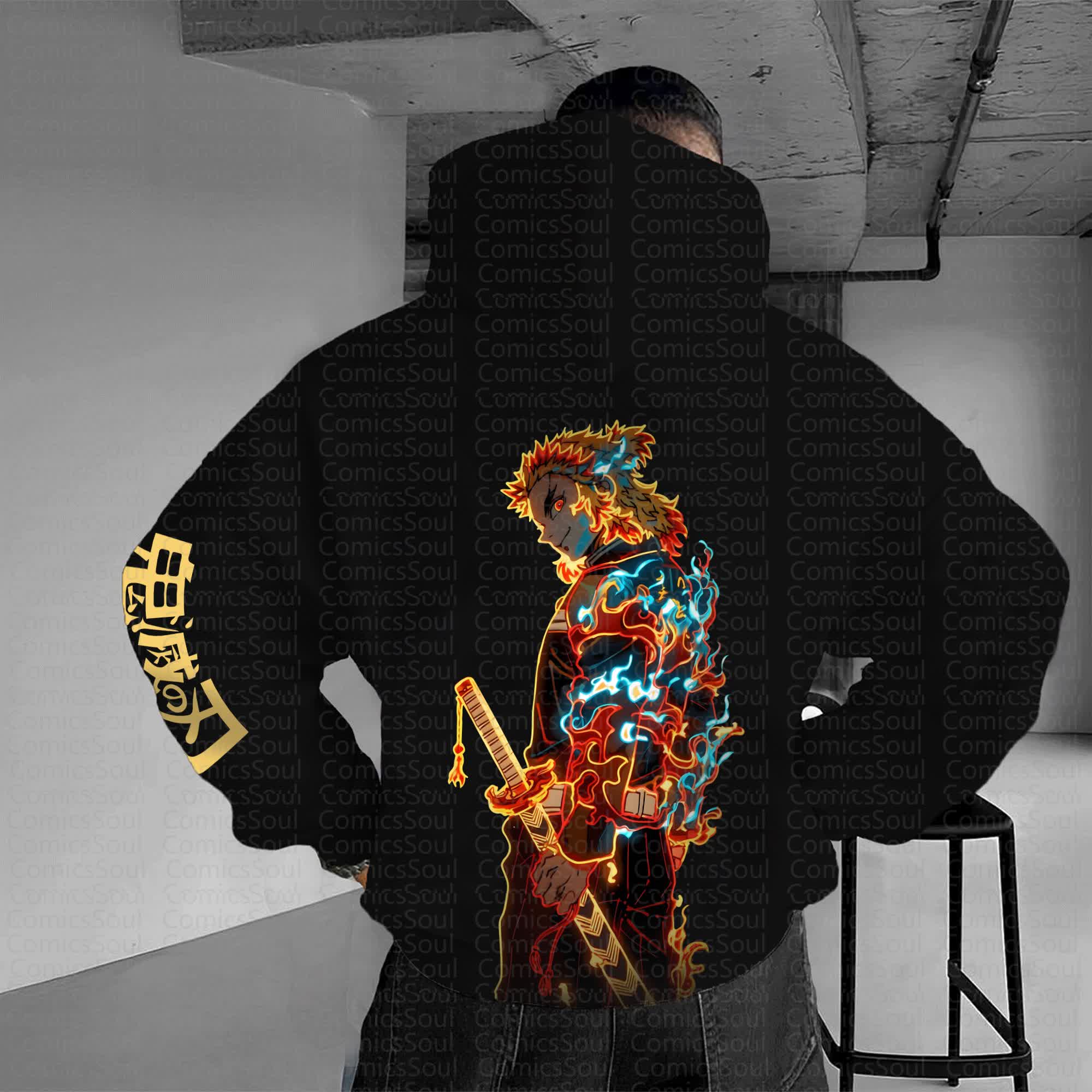 Unisex Anime Graphic Streetwear Vintage Hoodie丨Comicssoul