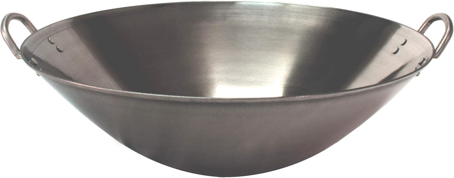 SL-PA450E: 18″ Stainless Steel Wok (Induction Ready)