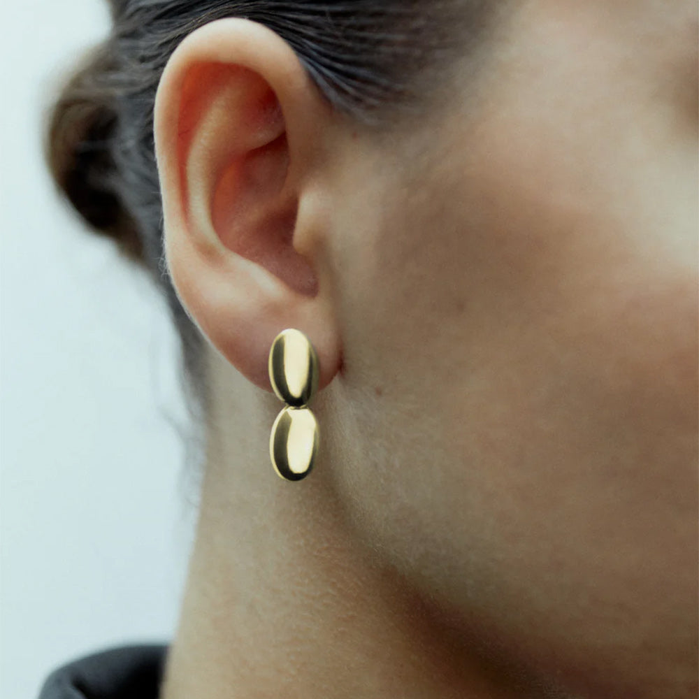 RAGBAG - Boucles d'oreilles Oval Emberly - Gold