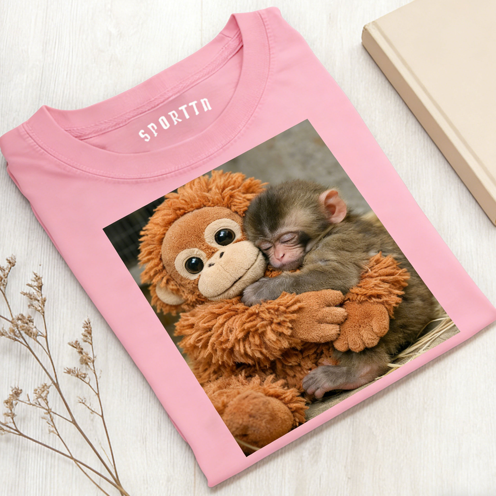 Punch-kun Monkey Meme Graphic T-shirt