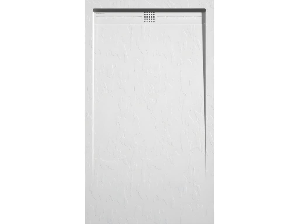 Plato de ducha pizarra ARCO BLANCO 90x90 cm rejilla color