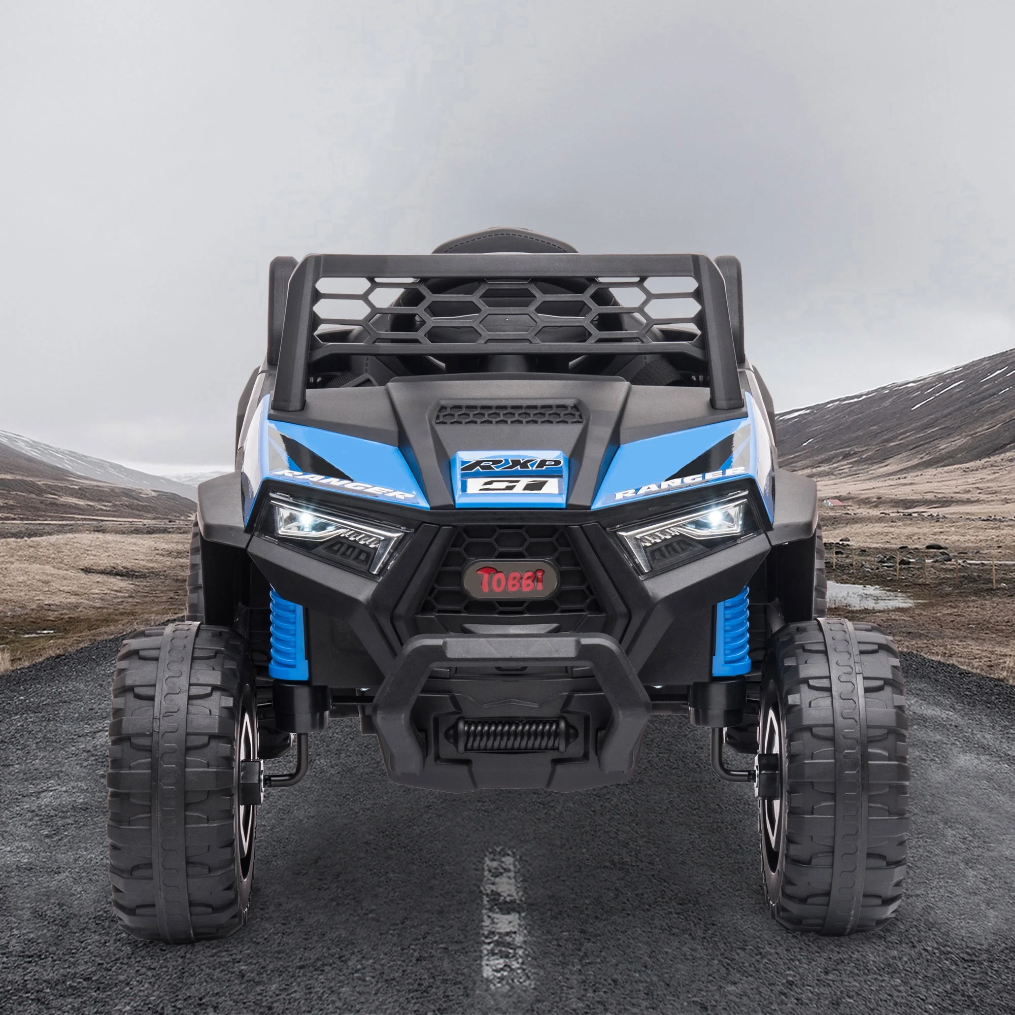 TOBBI 12V Kids Electric off-Road UTV Truck Car Battery Powered Ride on Toys for Girls with LED Headlights, Music, Horn - Image 24