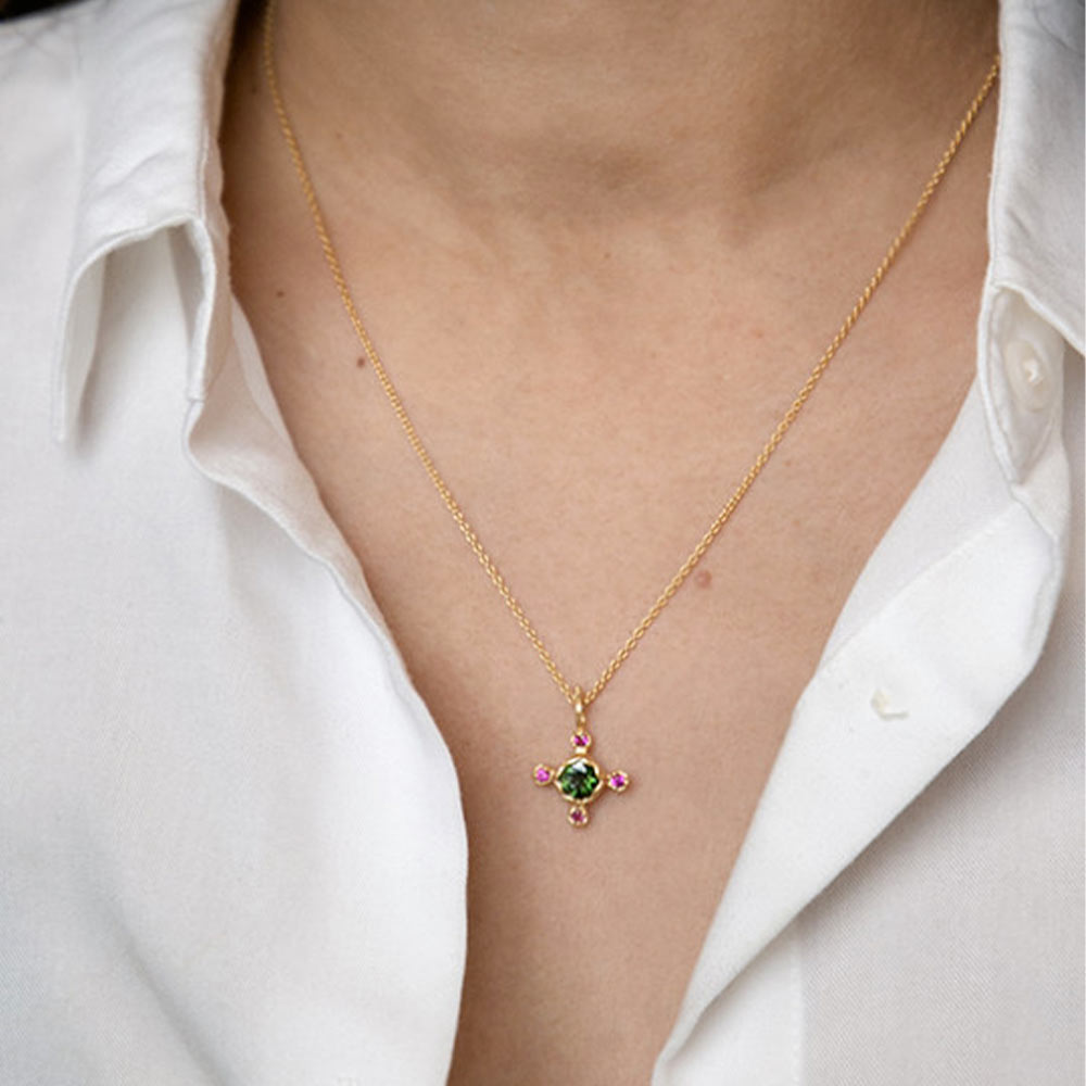 Alix D. Reynis - Collier Anna - Vert