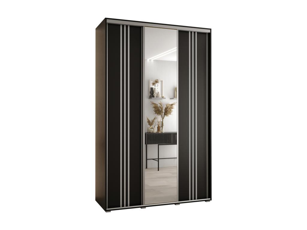 ARMARIO DAVOS 7 DE PUERTAS CORREDERAS 235,2/150/45 3 puertas (Artisan/Artisan/Plata)