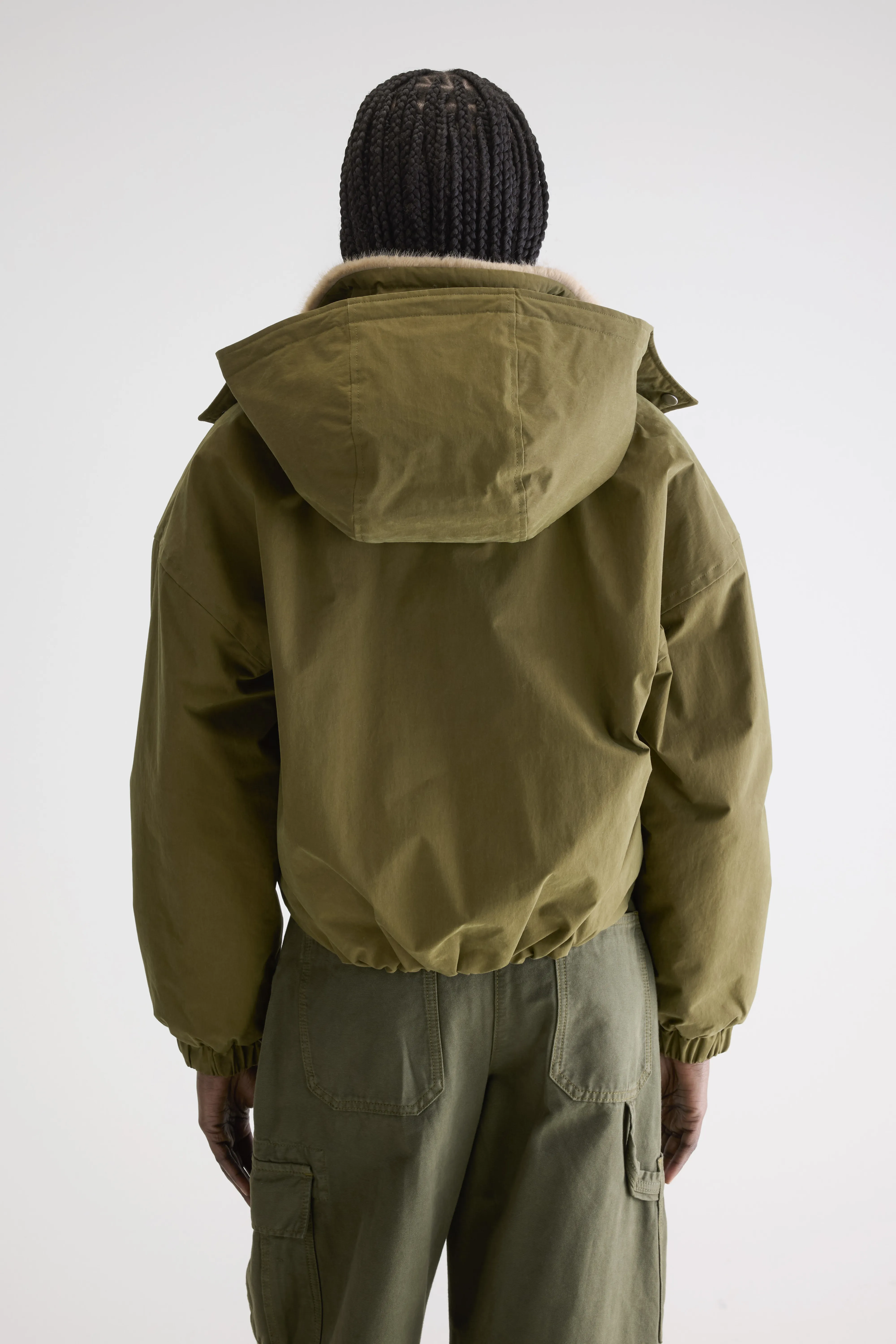 Bellerose Herna cropped jacket (252 / W / MILITARY)