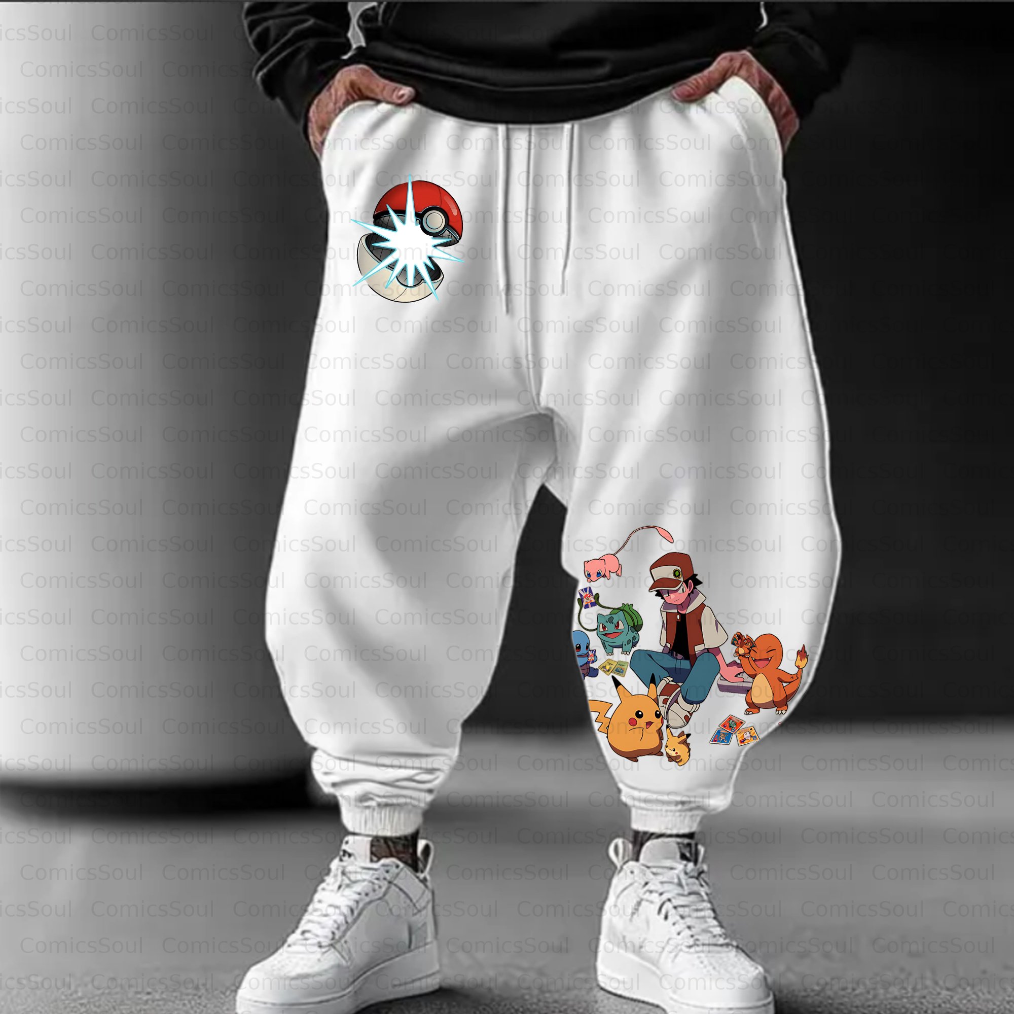 Unisex Casual Anime Streetwear Pant