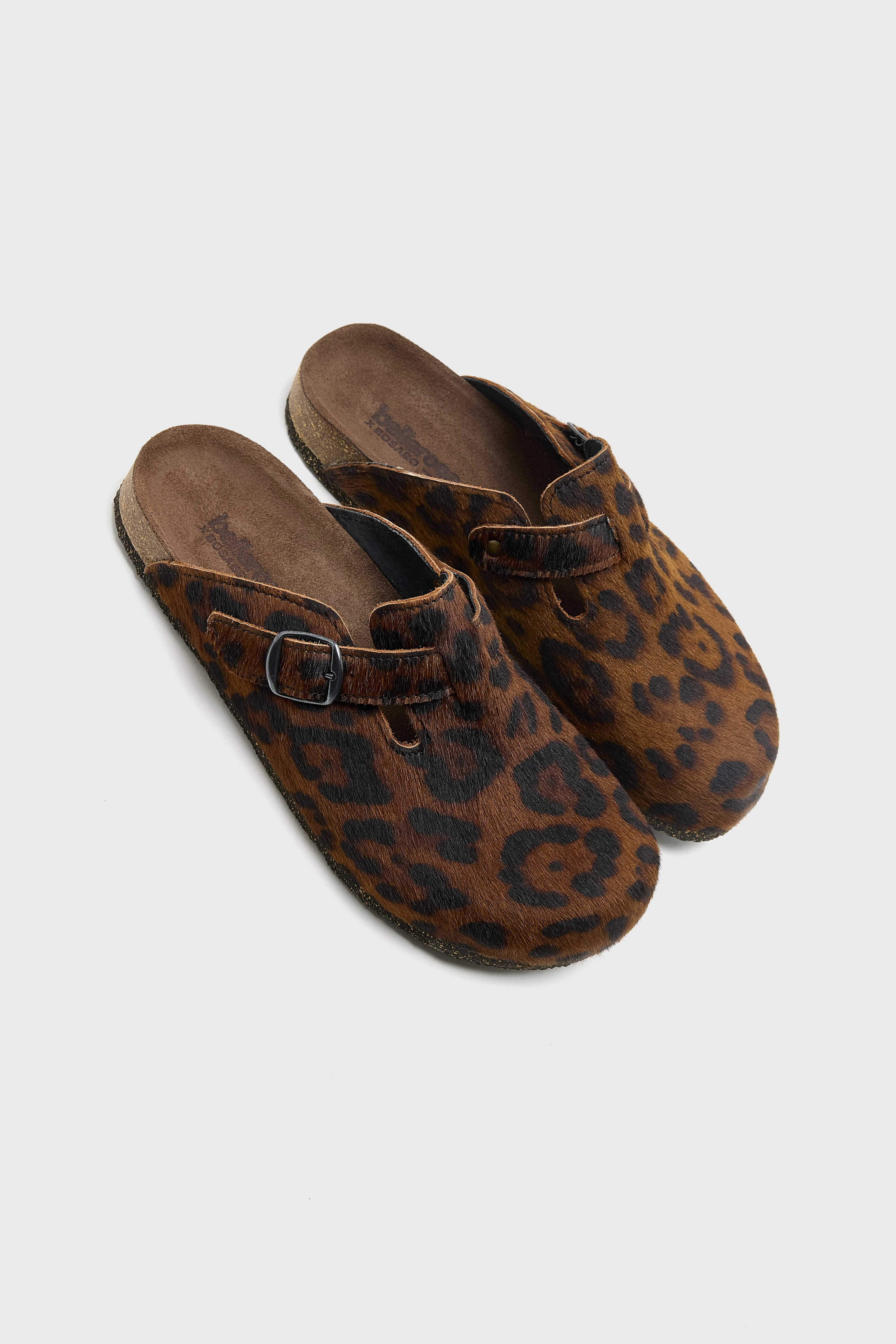 Bellerose Cheetah Ponyhair Mules  (261 / W / BROWN)