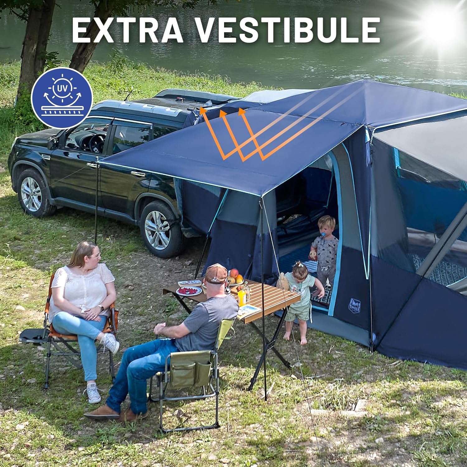 TIMBER RIDGE SUV Tent, 5-9 Person, 13' W x 10' L x 7.1' H - Image 5 TIMBER RIDGE SUV Tent, 5-9 Person, 13' W x 10' L x 7.1' H - Image 5