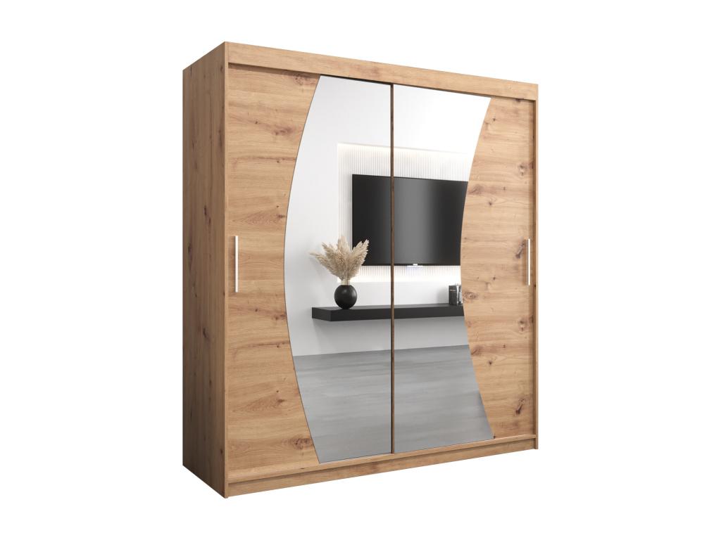 Armario Wave de puertas correderas 200/180/62 2 puertas artisan/artisan