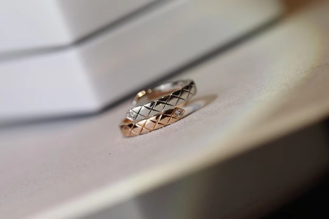 Chanel Mixed Color Coco Crush Toi et Moi Ring - Small Version - Original Replica Club