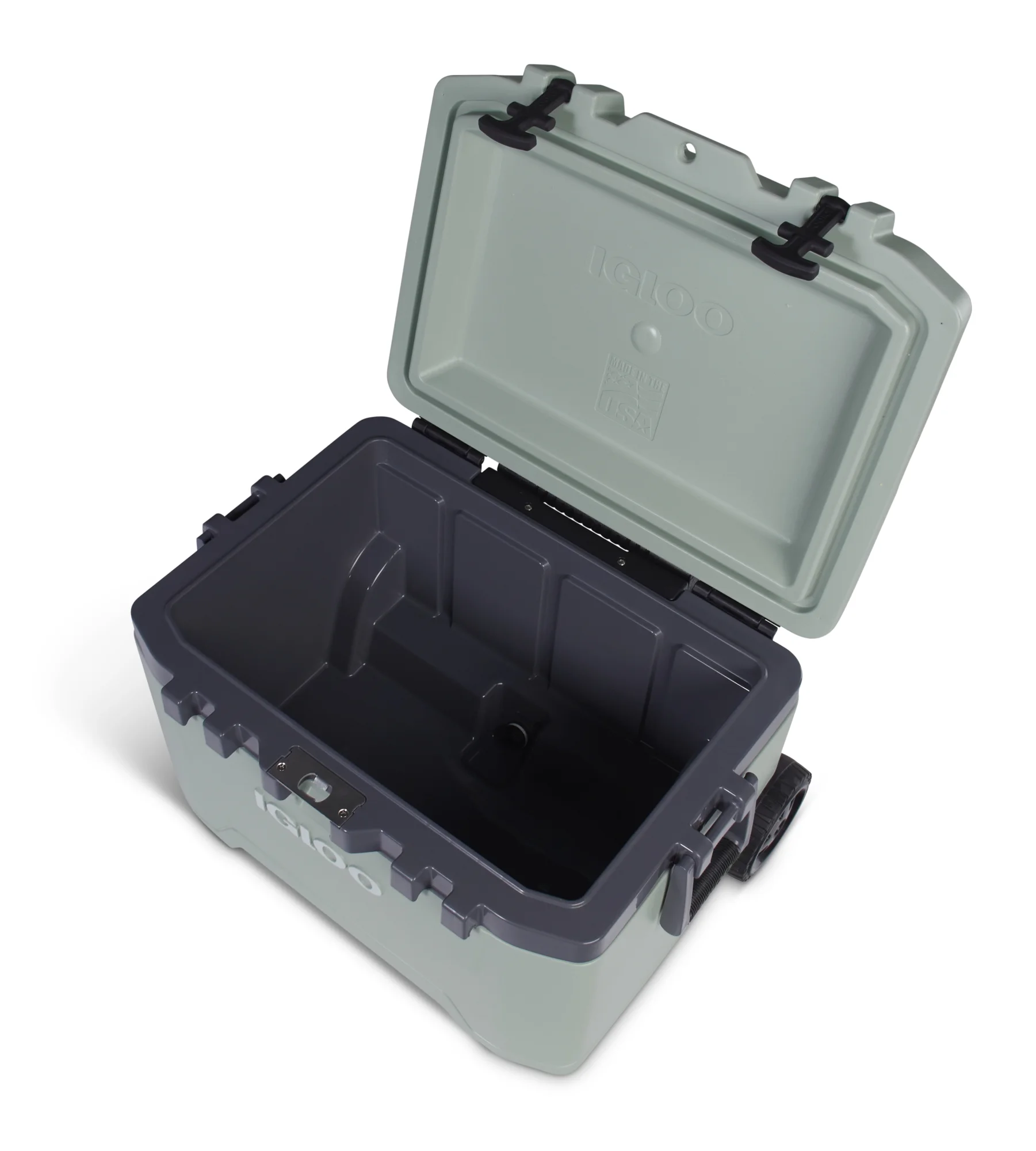 Igloo 52 QT Overland Ice Chest Cooler with Wheels, Gray - Image 18