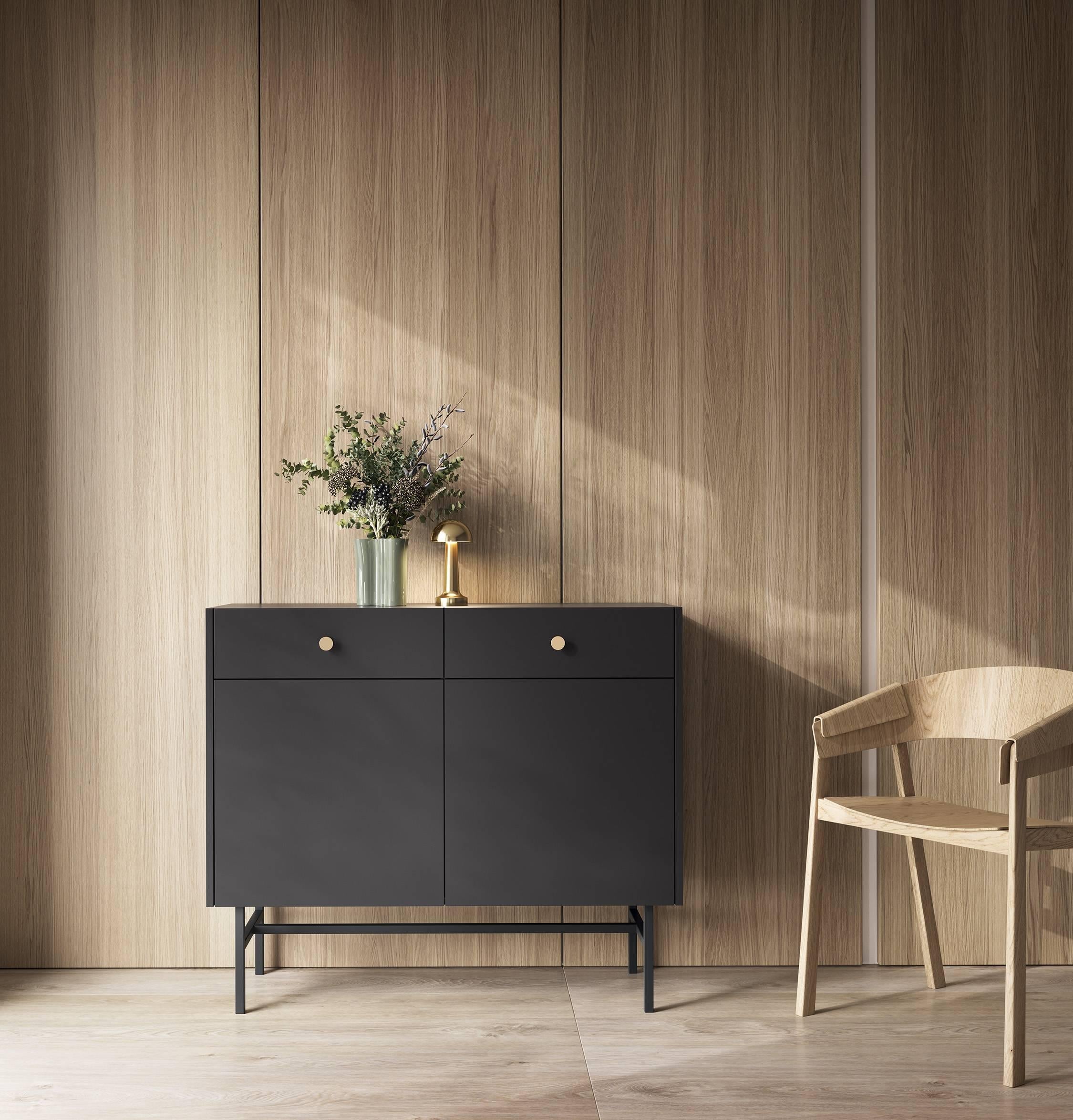 Blokker Scandiva Dressoir 2-deurs - Zwart