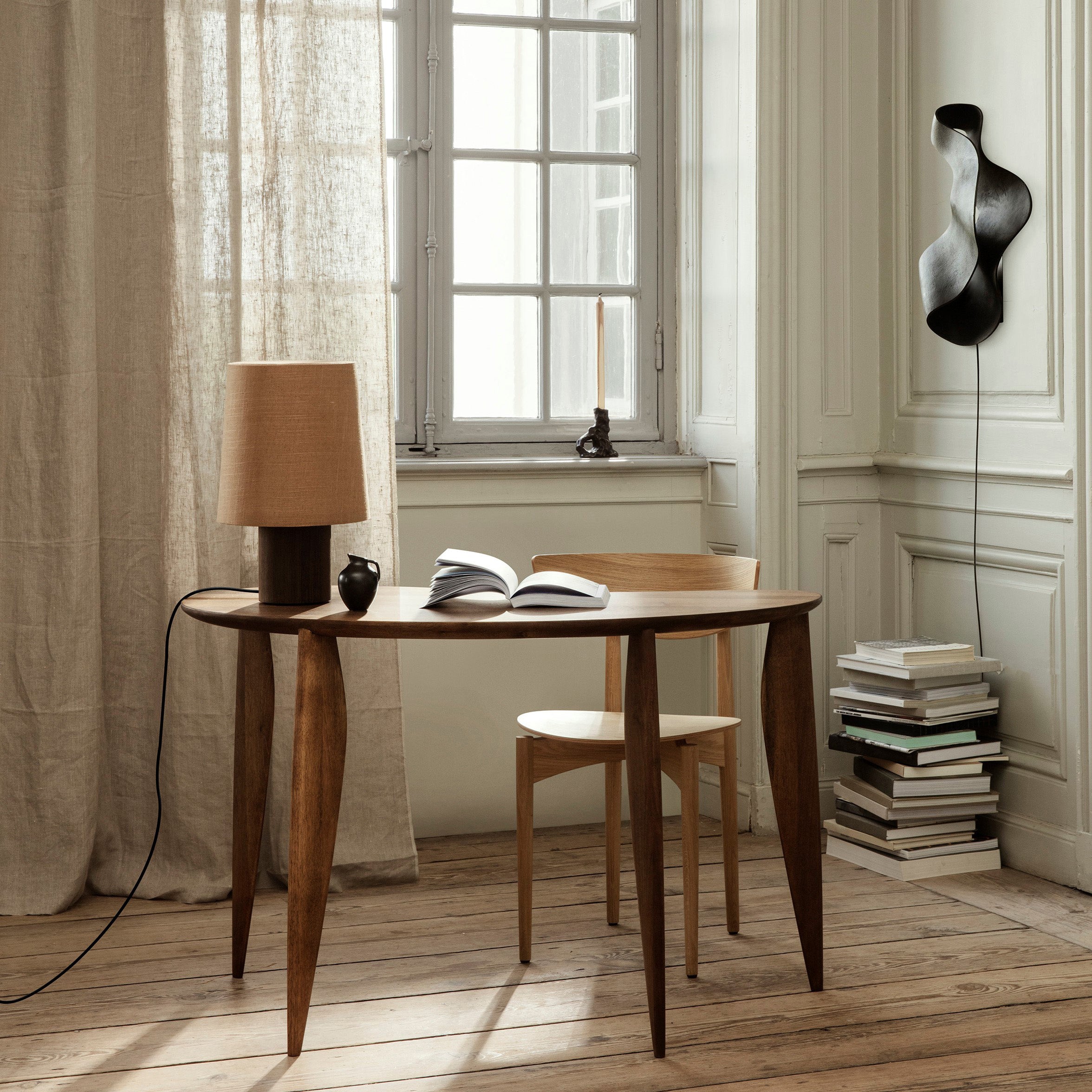 Ferm Living Feve Bureau - Walnoot