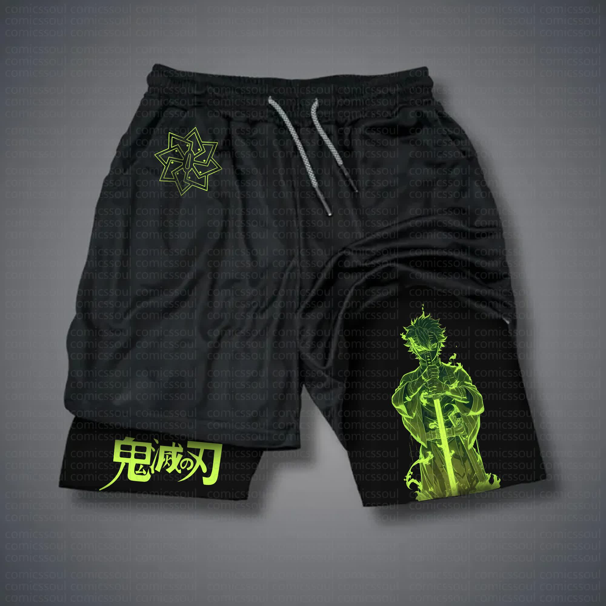 Unisex Casual Anime Streetwear Shorts 丨Comicssoul