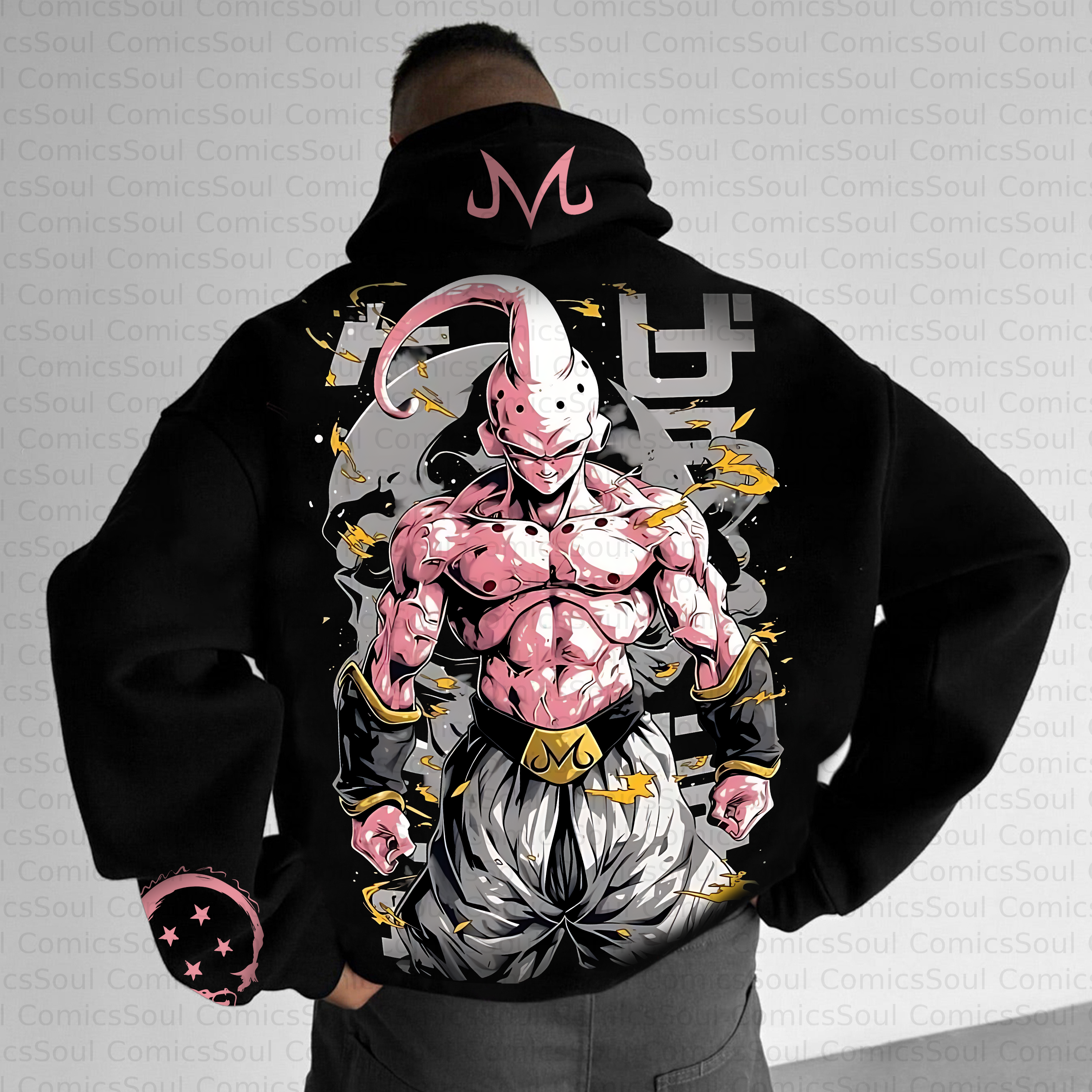 Unisex Anime Inspired Vintage Plush Hoodie