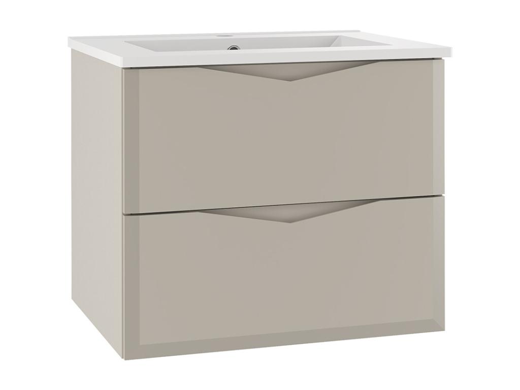 Mueble bajo lavabo encastrado 60cm Ellie Cachemira