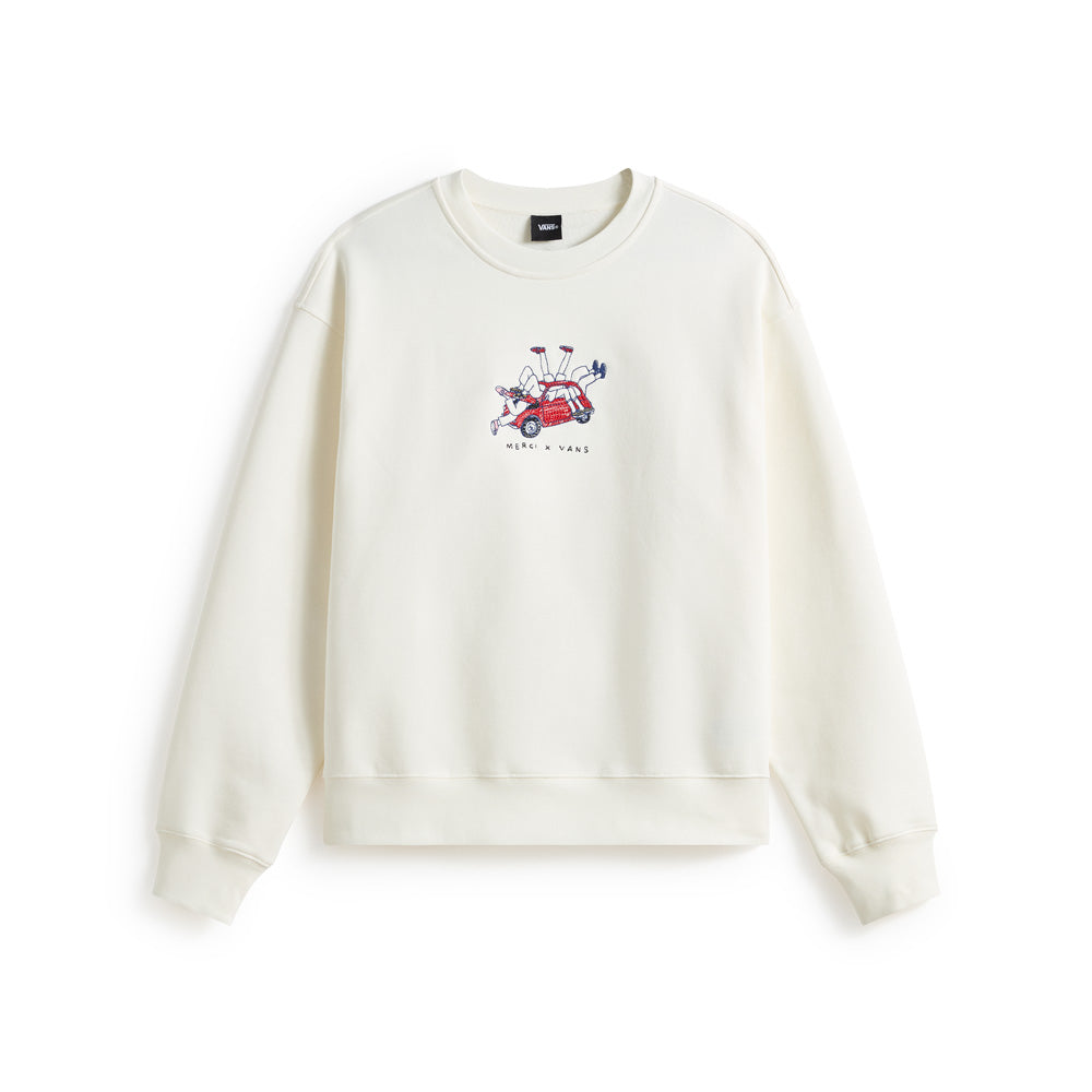 Vans x Merci - Sweat Je Ne Suis Pas Sage  - Marshmallow