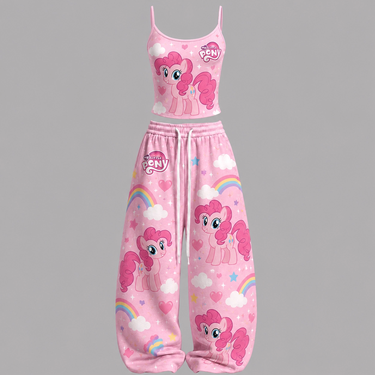 My Little Pony Top & Elasticated Trousers Two-Piece Set TeeThreads Sustain the Scene with Custom Apparel