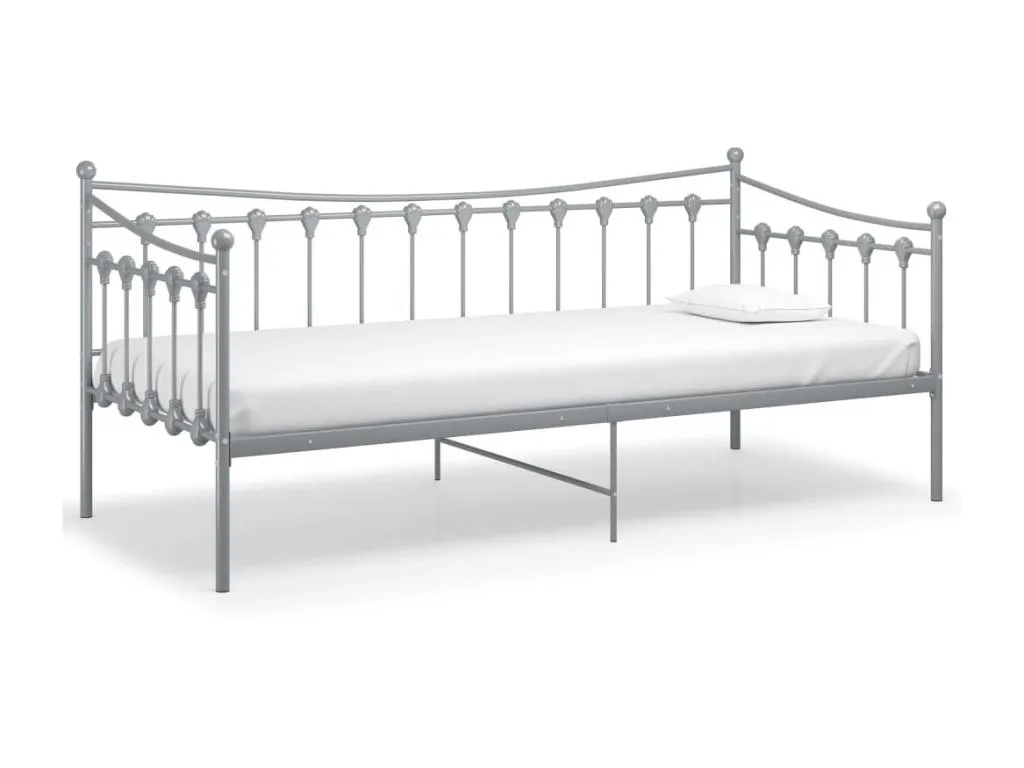 Estructura de sofá cama de Mueblesclasic gris 90x200 cm