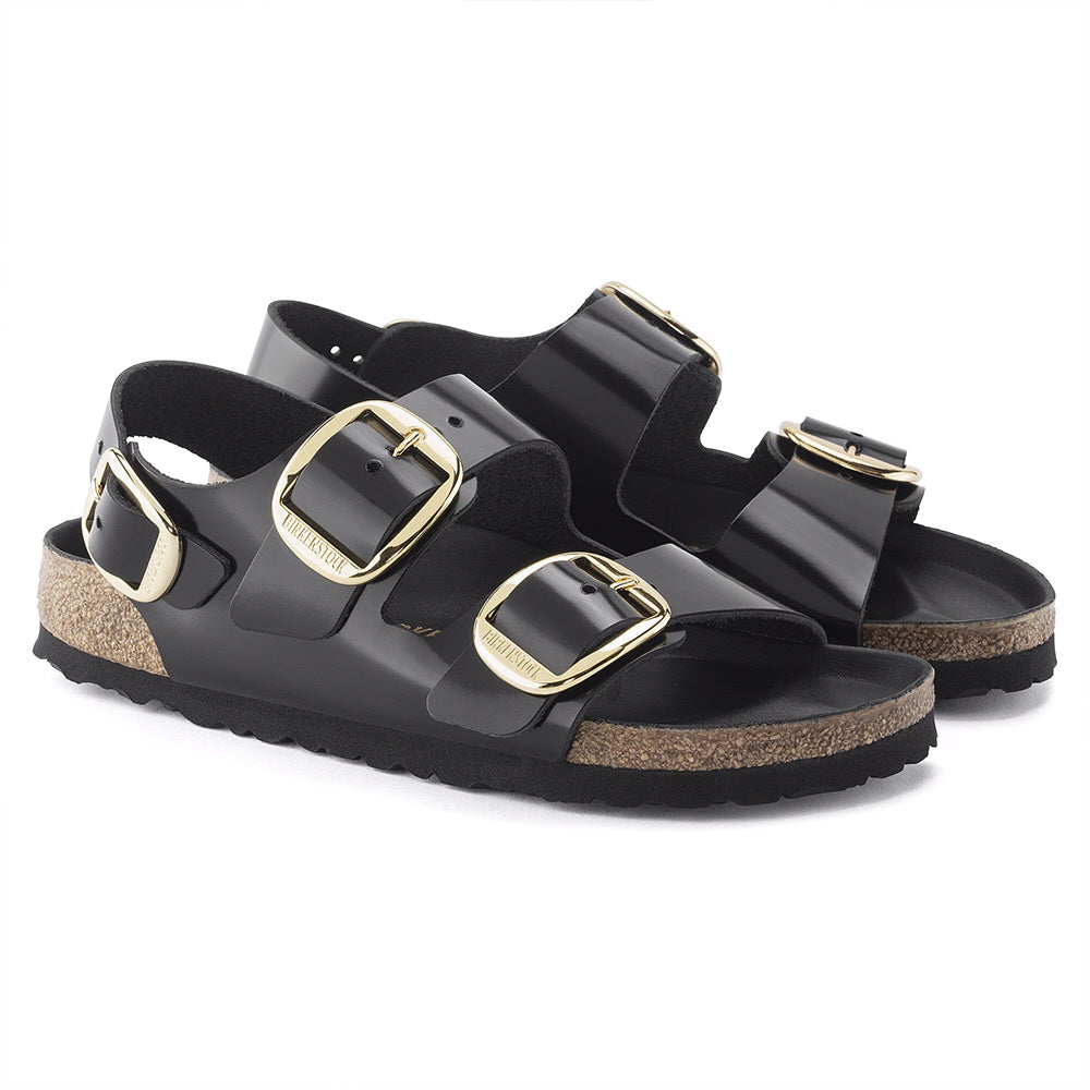 Birkenstock - Sandales Milano Big Buckle - Noir