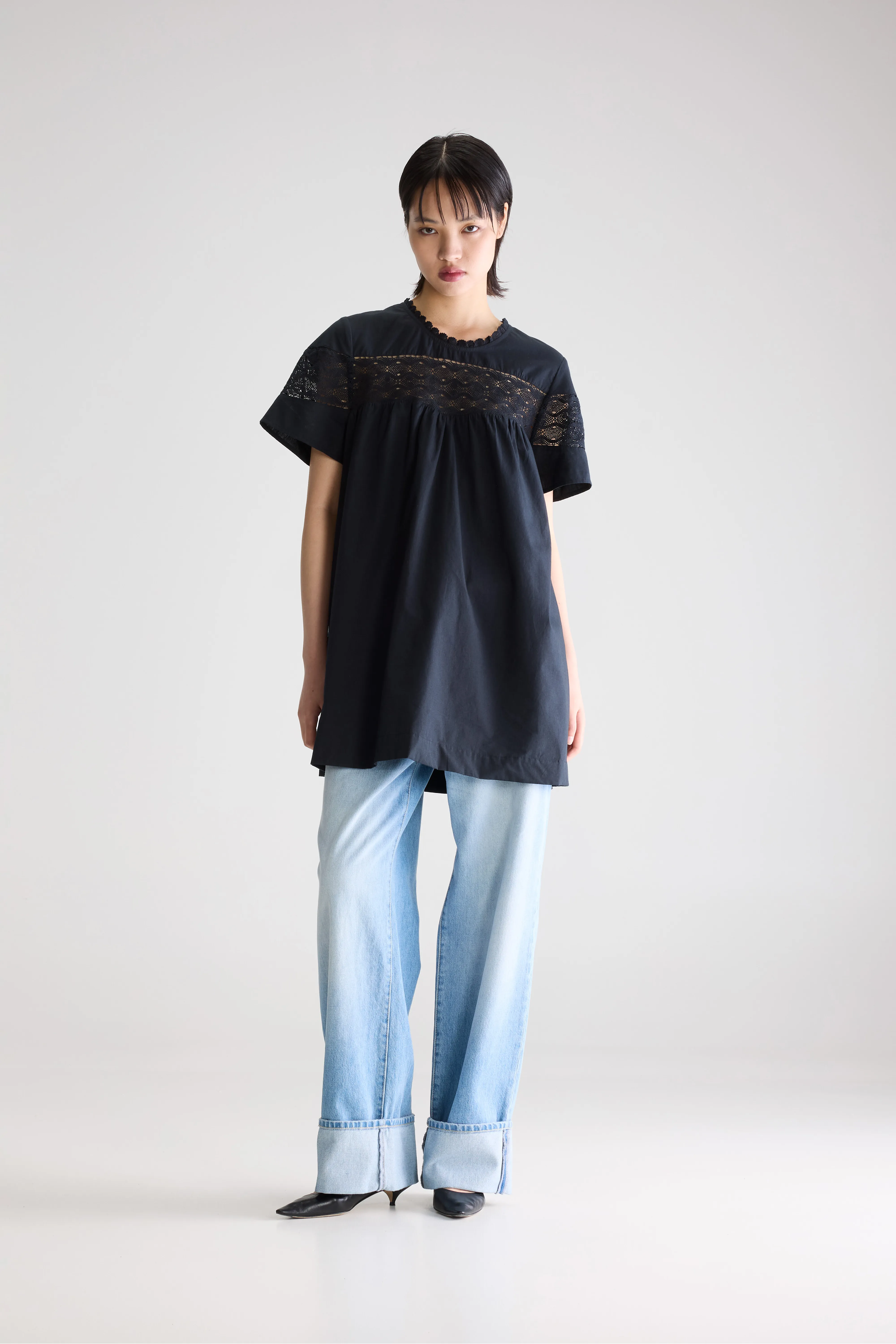 Bellerose Delhi babydoll dress (261 / W / METEORITE)