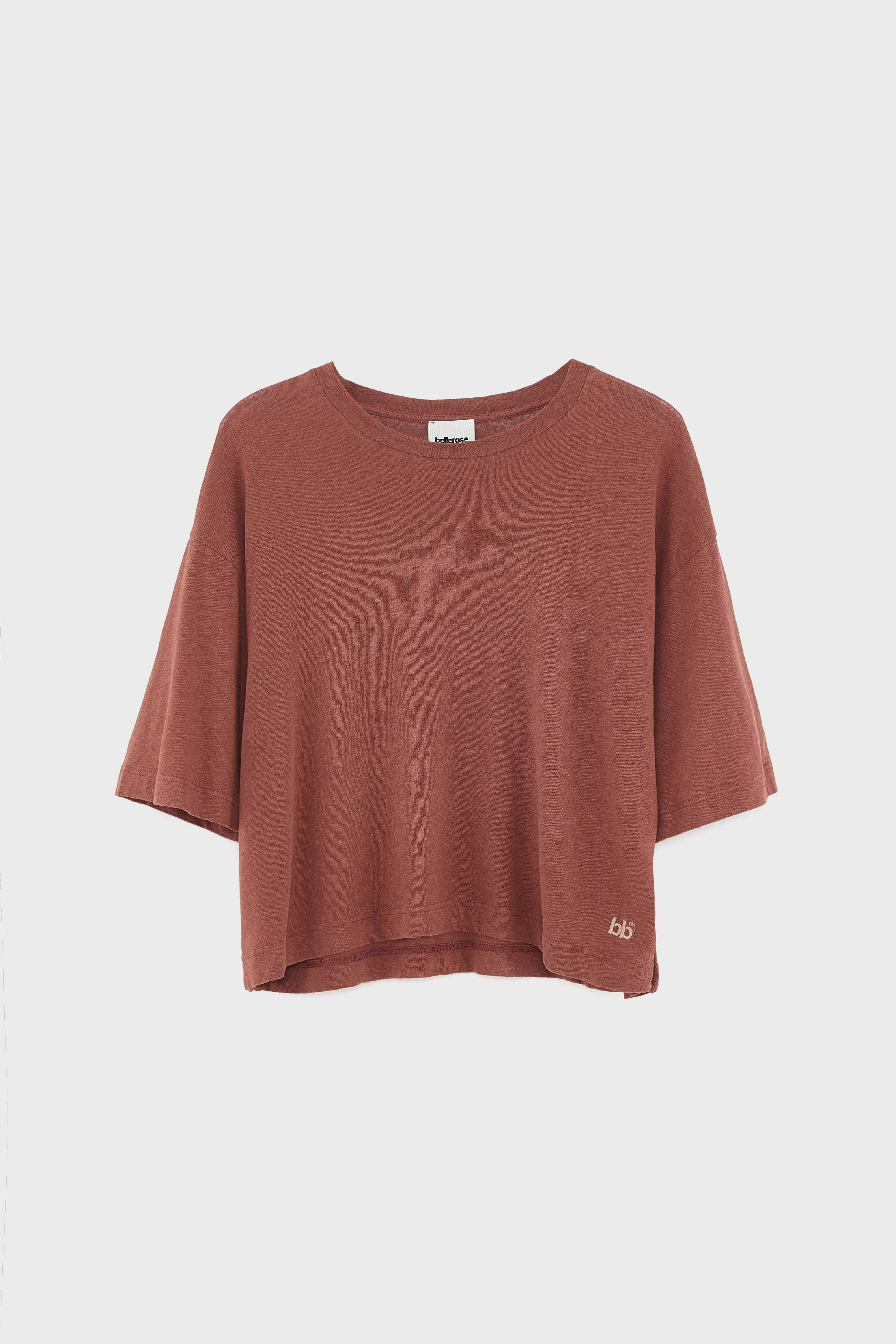 Bellerose Vydel short-sleeve t-shirt (261 / W / MAHOGANY)