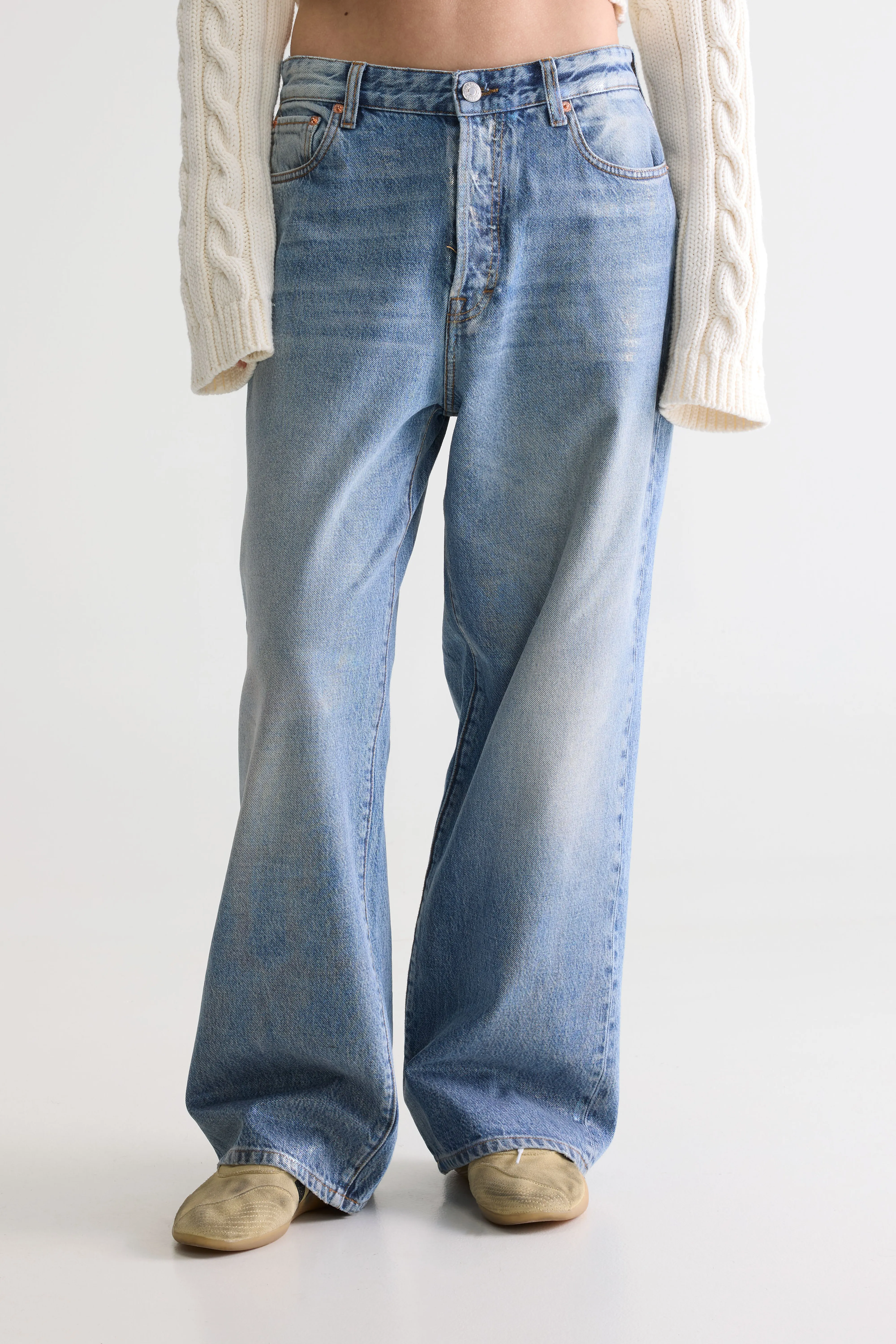 Bellerose Denim N. 66 - loose jeans (261 / W / USED OPALE BLUE)