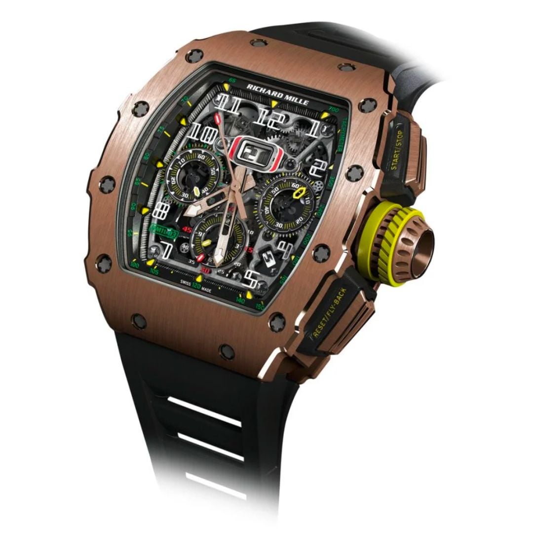 Richard Mille Swiss Made Clone RM 11-03 Flyback Chronograph Full Rose Gold
