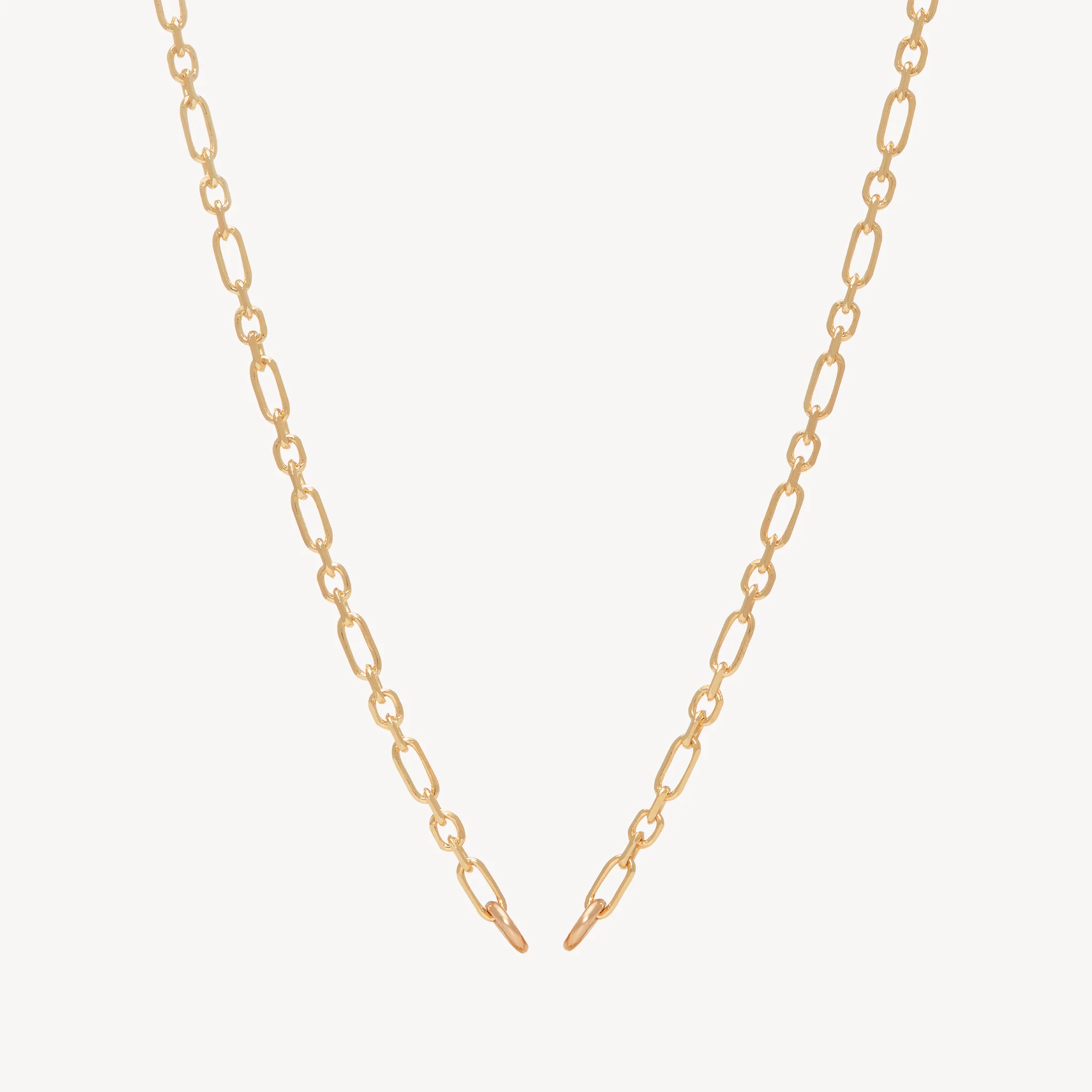 Figaro Chain Charm Necklace Base