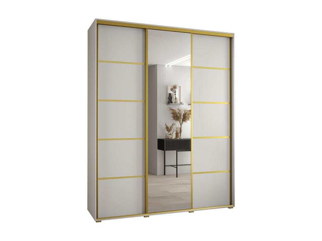 ARMARIO 5 DE PUERTAS CORREDERAS 235 - 2/170/45 3 puertas Blanco/Blanco/Hominor