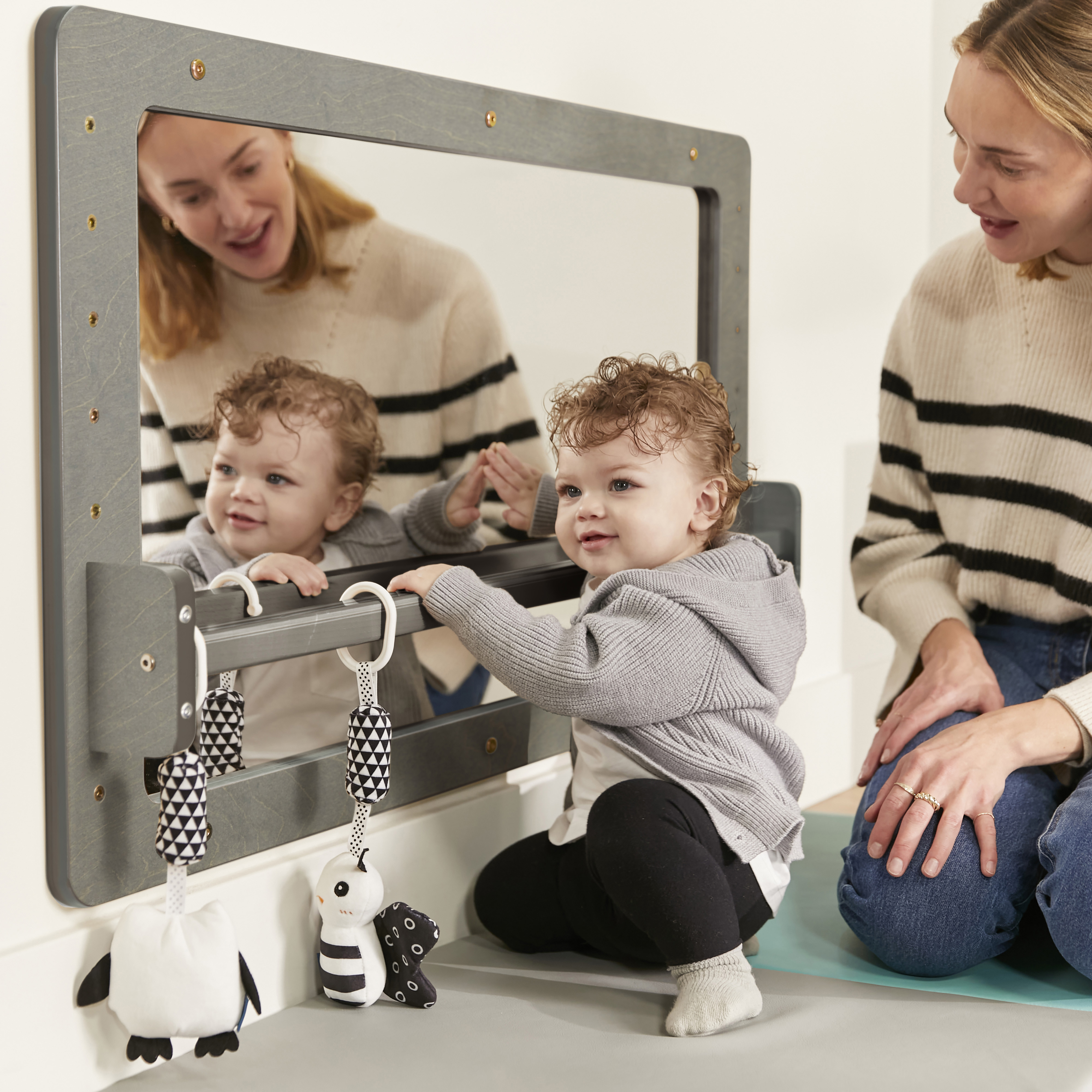 ECR4Kids Wall-Mounted Coordination Mirror, Natural - Image 28