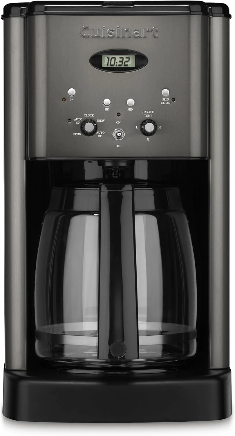 Cuisinart DCC-1200P1 Brew Central 12-Cup Programmable Coffeemaker Coffee Maker, Carafe, Brushed Chrome