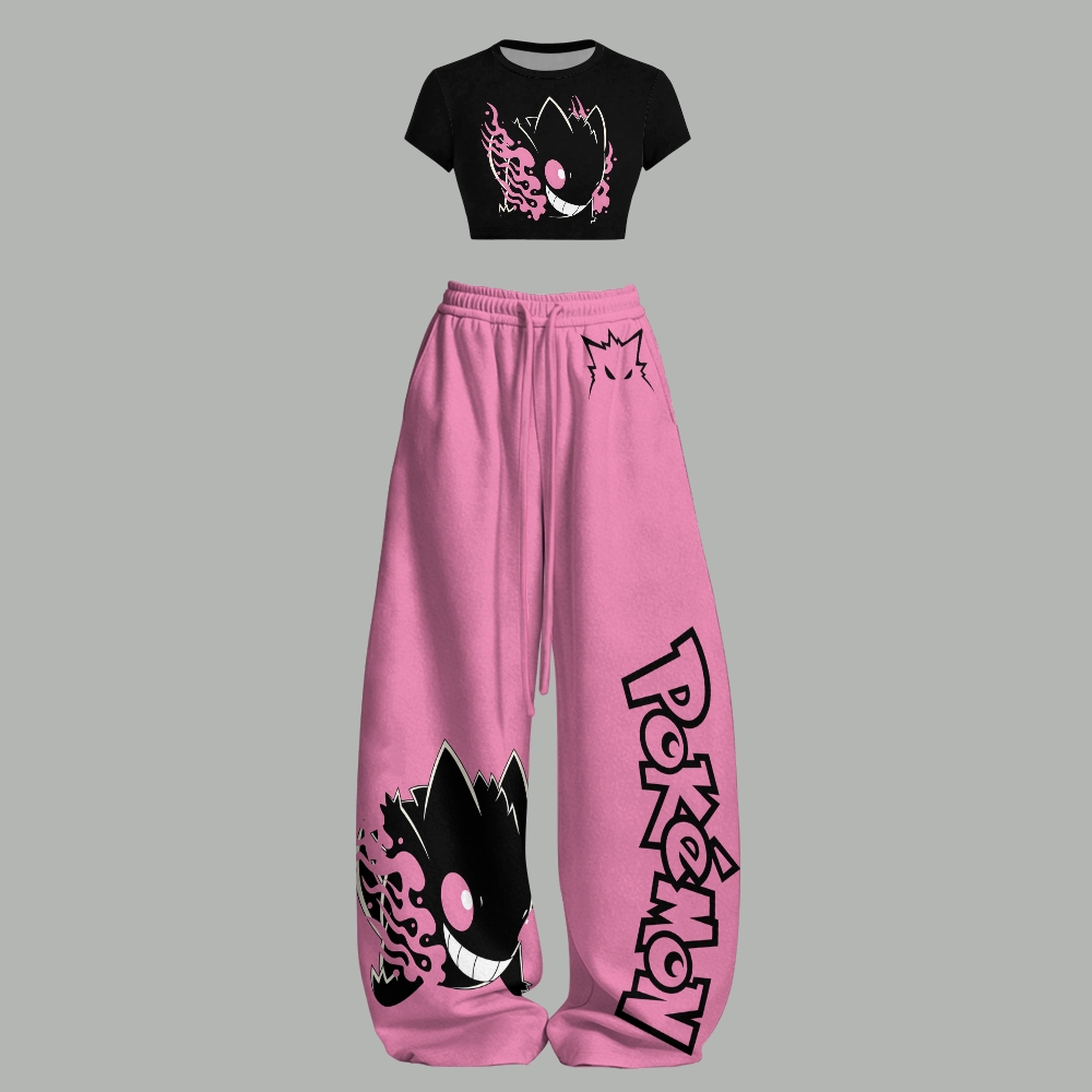 Pokémon T-Shirt  & Elasticated Trousers Two-Piece Set
