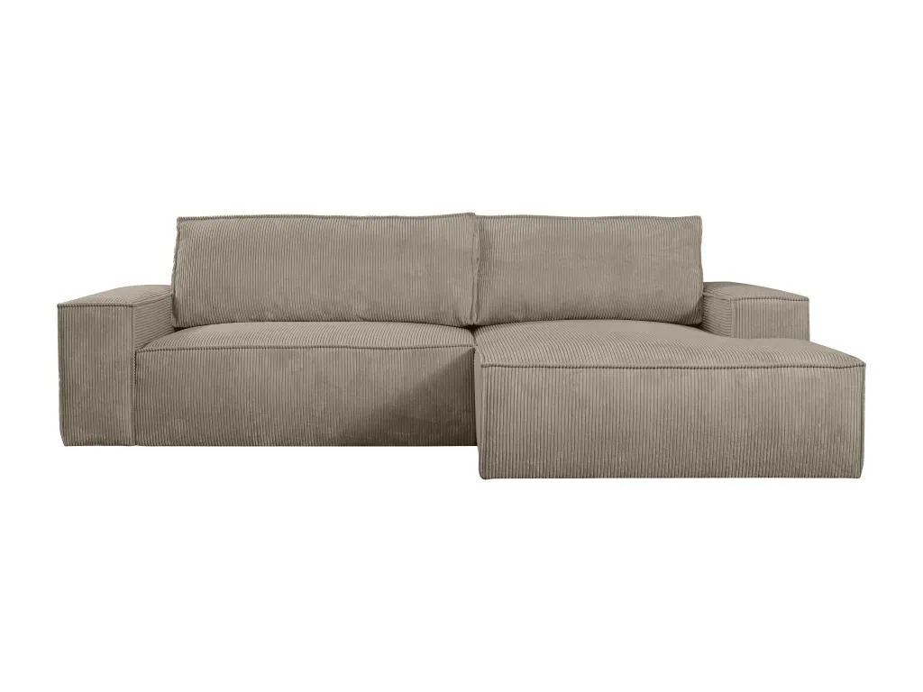 Sofá rinconera derecho de pana color Mobtrendy krlw56831