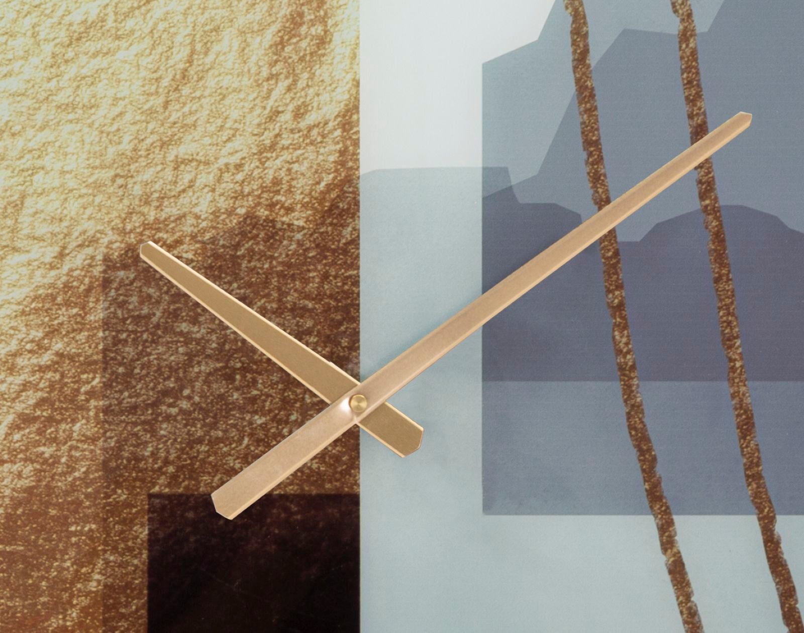 Mauro Ferretti Motif Ronde wandklok in veelkleurige houtvezels