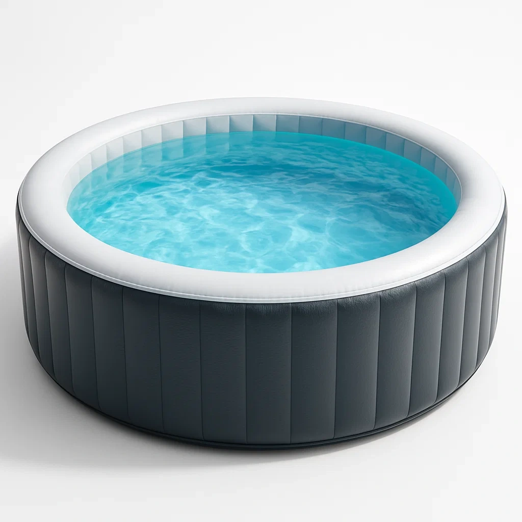 Spas hinchables, 180x180x71 cm, 4 personas, redondo, color gris NkHGkjh306sM